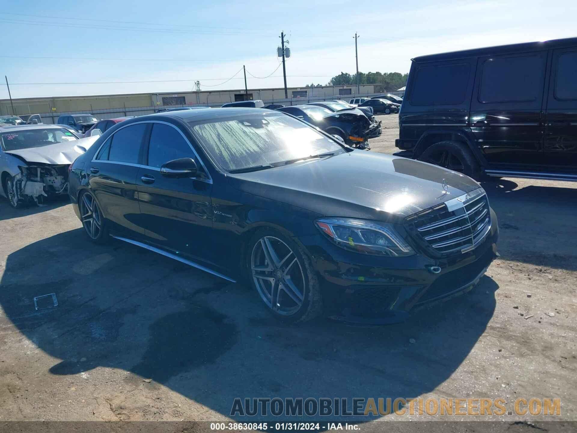 WDDUG7KB5FA107350 MERCEDES-BENZ S65AMG 2015