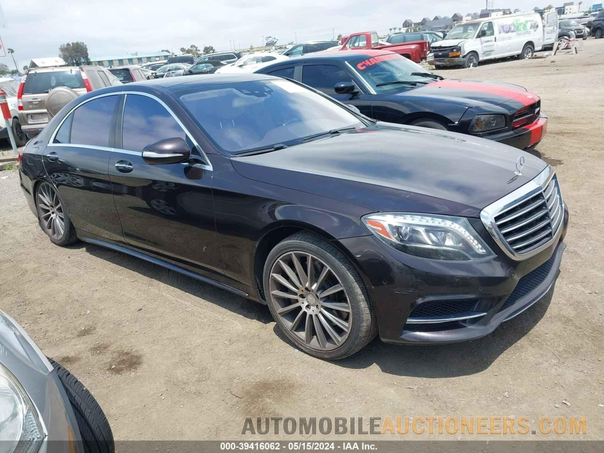 WDDUG8CB0FA092860 MERCEDES-BENZ S 550 2015