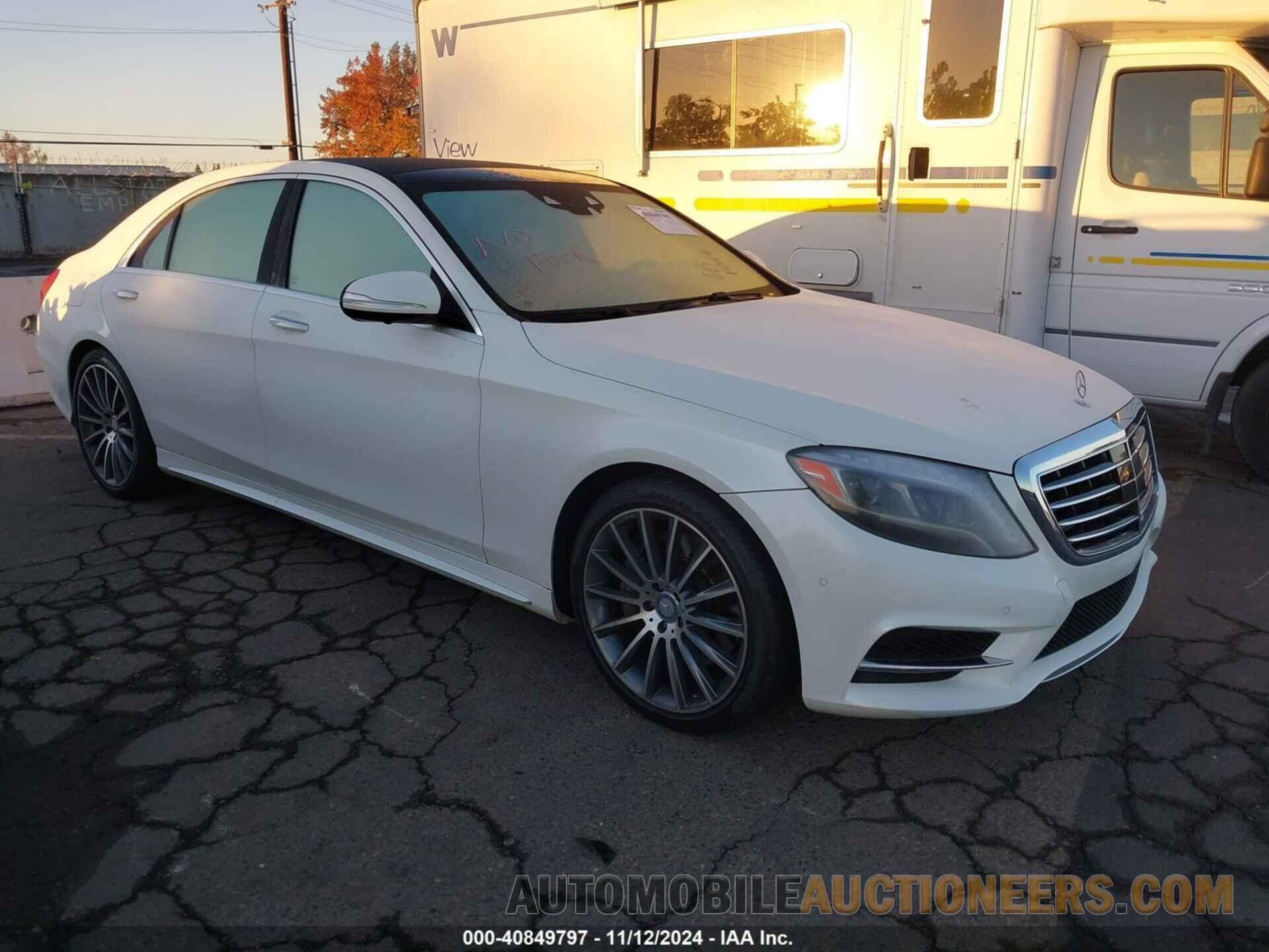 WDDUG8CB0FA144617 MERCEDES-BENZ S 2015