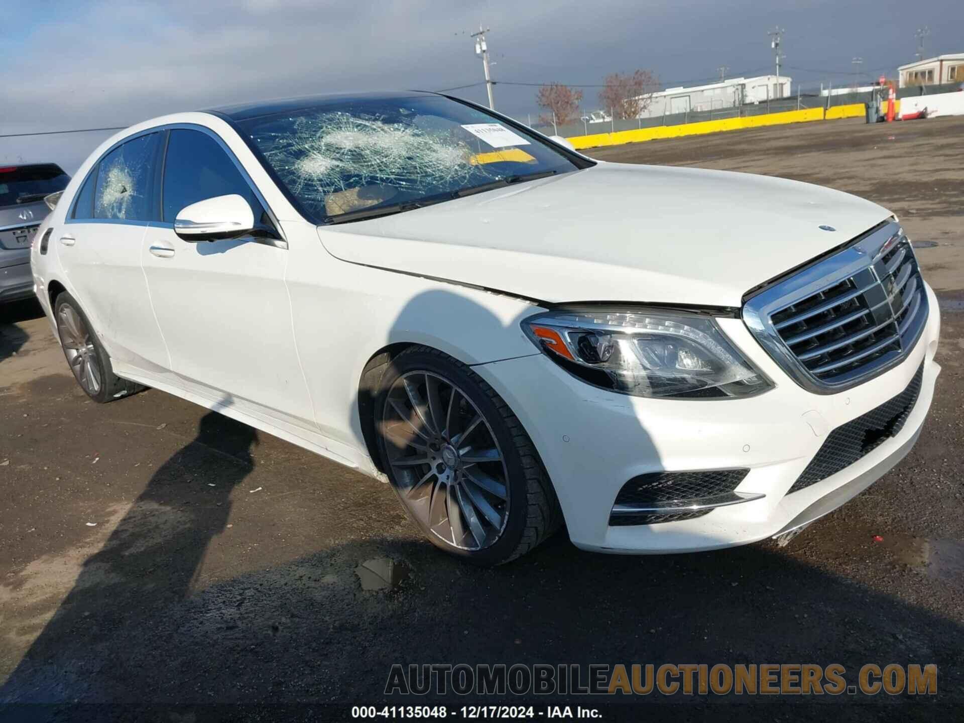 WDDUG8CB0FA155813 MERCEDES-BENZ S 550 2015