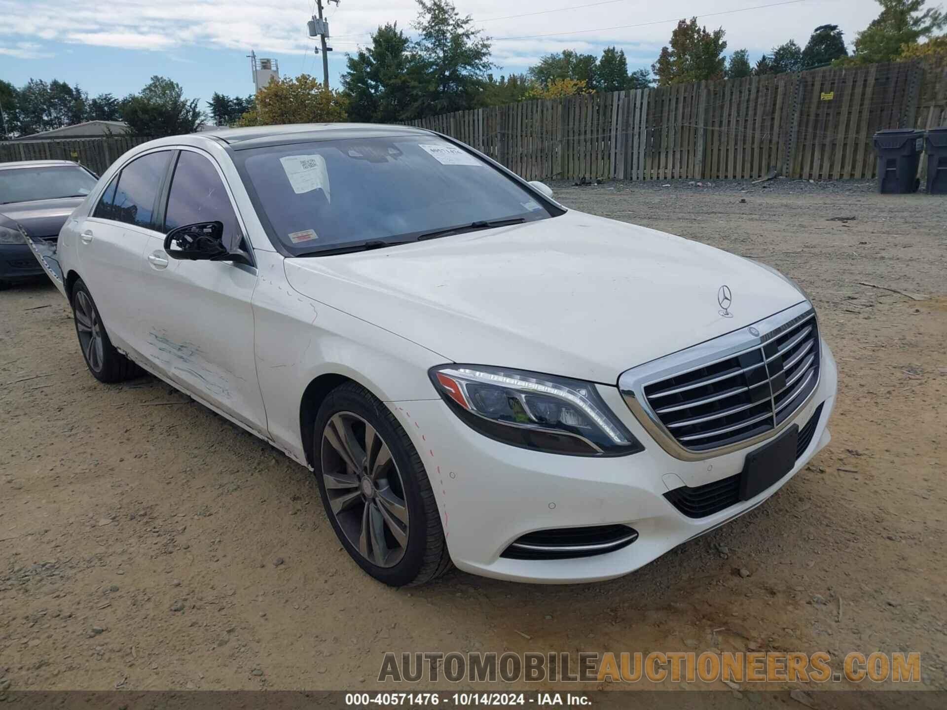 WDDUG8CB0FA156525 MERCEDES-BENZ S 550 2015