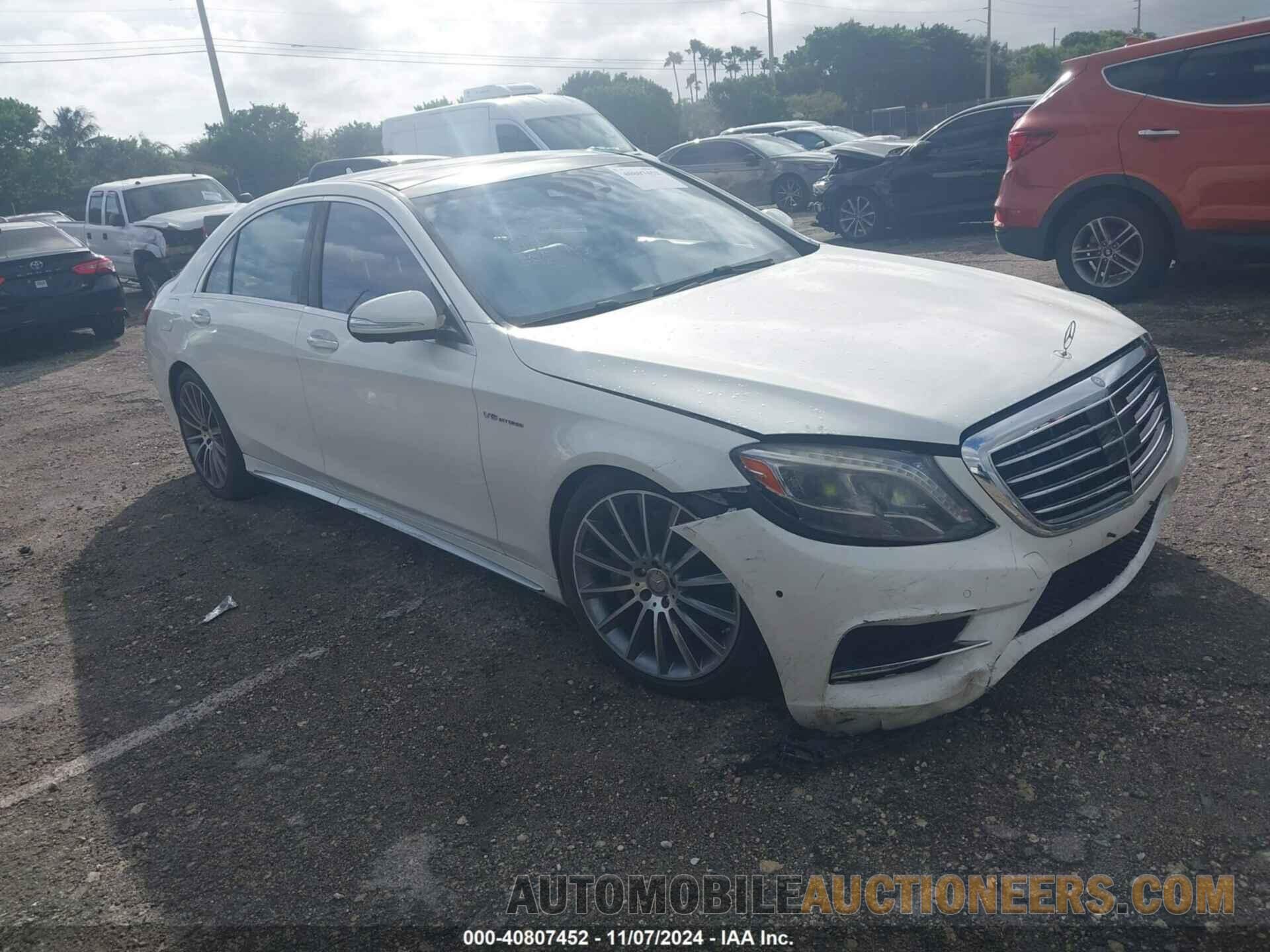 WDDUG8CB1FA081933 MERCEDES-BENZ S 550 2015