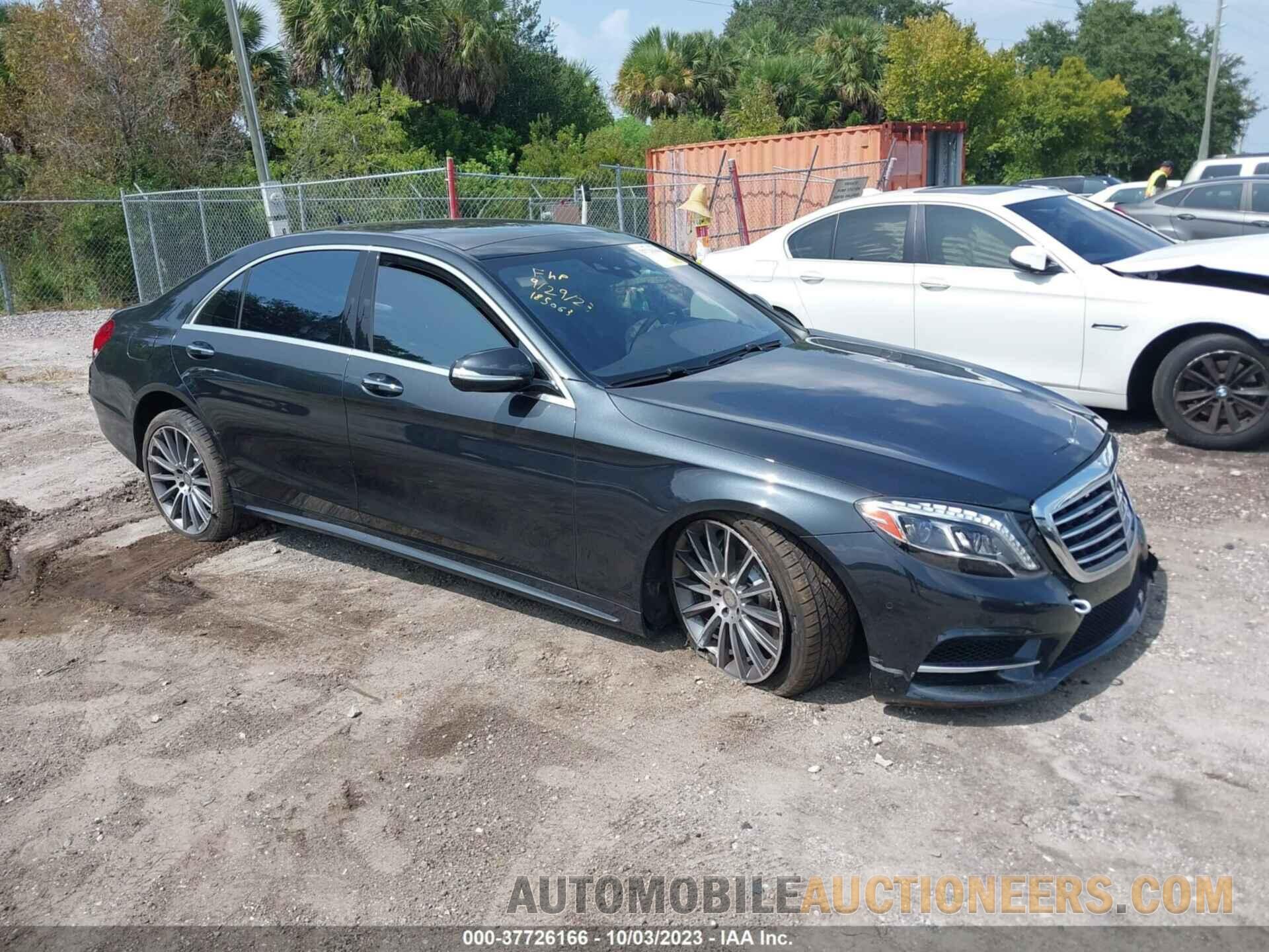 WDDUG8CB1FA185063 MERCEDES-BENZ S-CLASS 2015