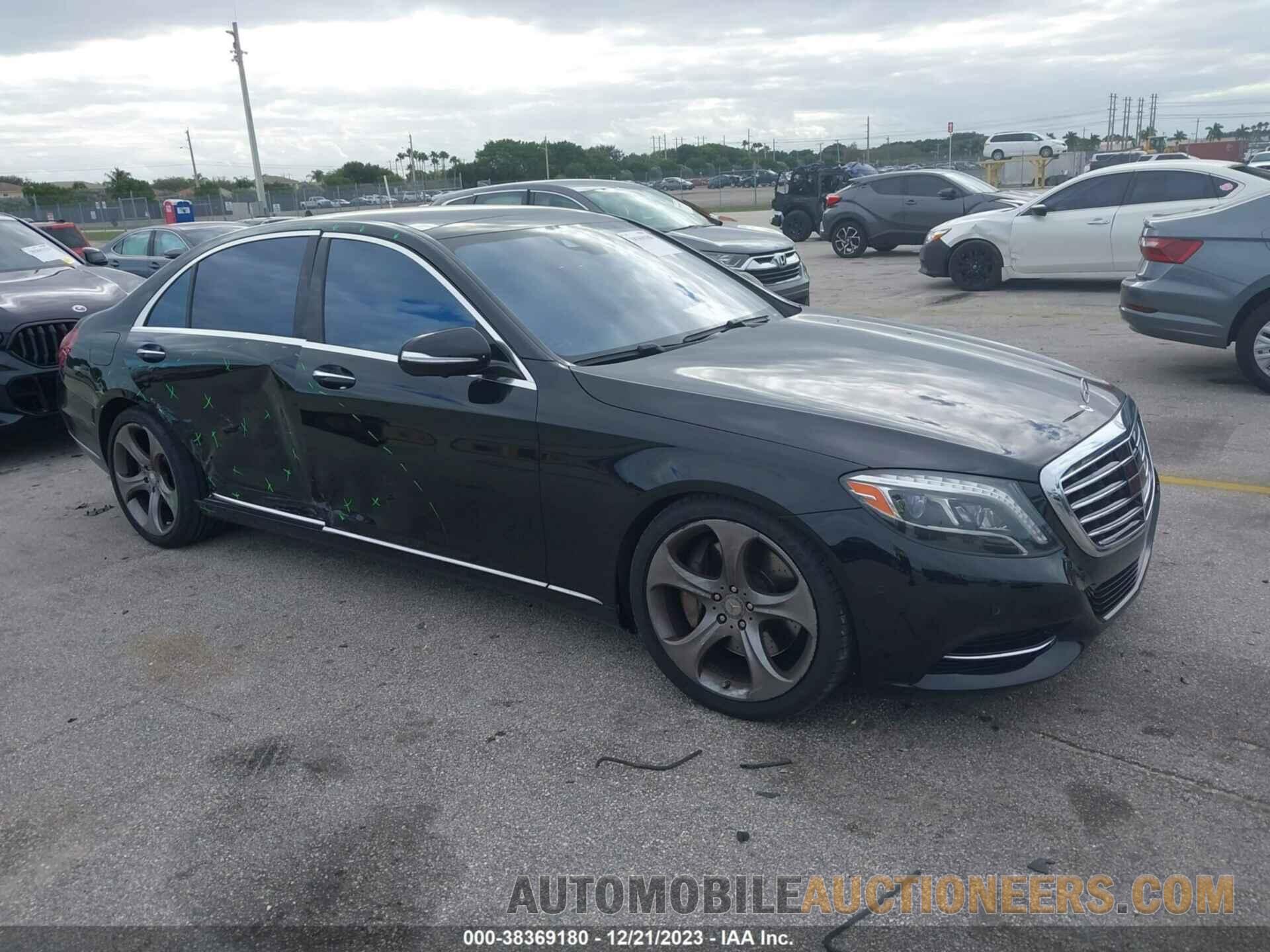 WDDUG8CB2FA100604 MERCEDES-BENZ S 550 2015