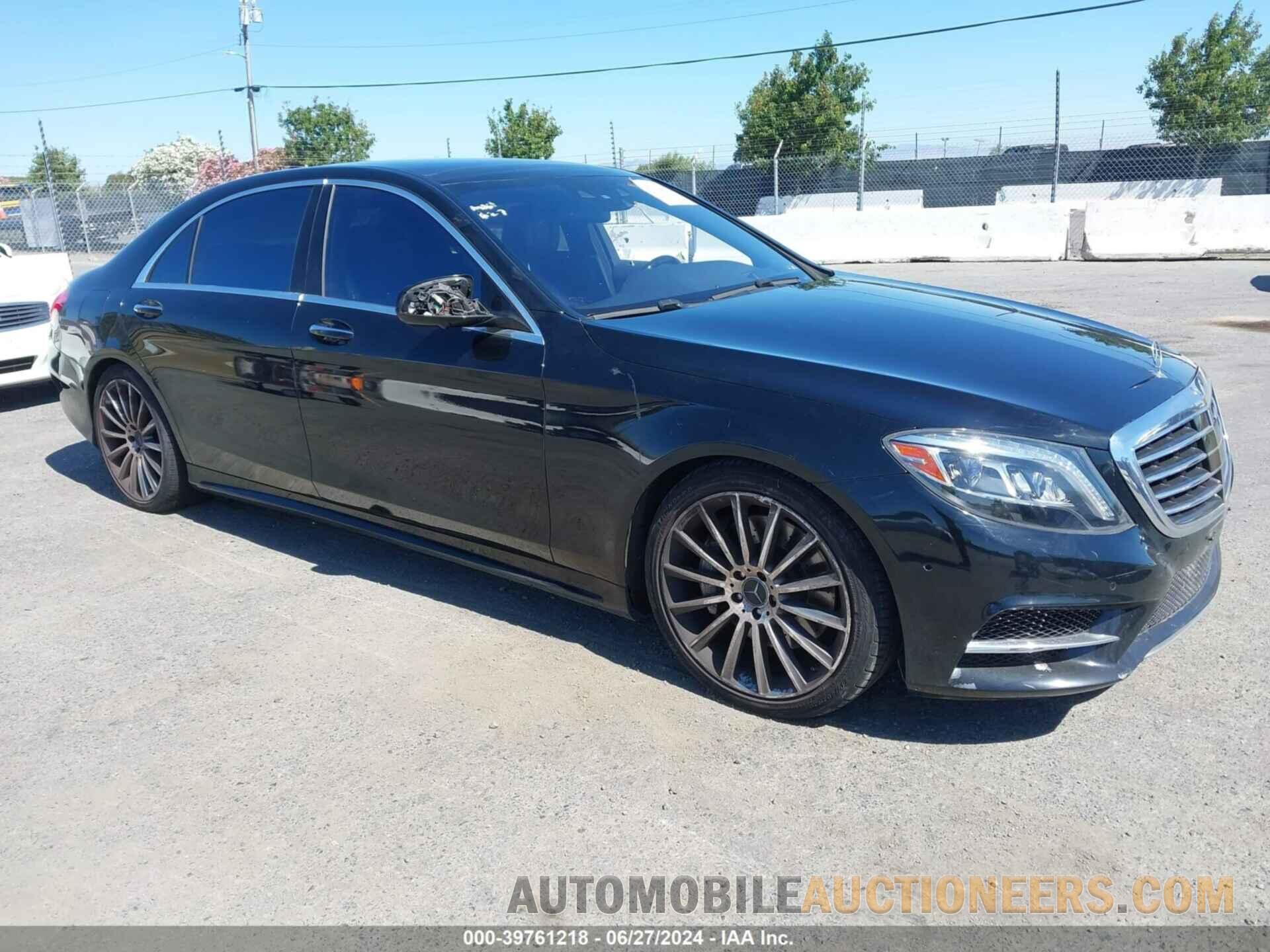 WDDUG8CB4FA174803 MERCEDES-BENZ S 550 2015