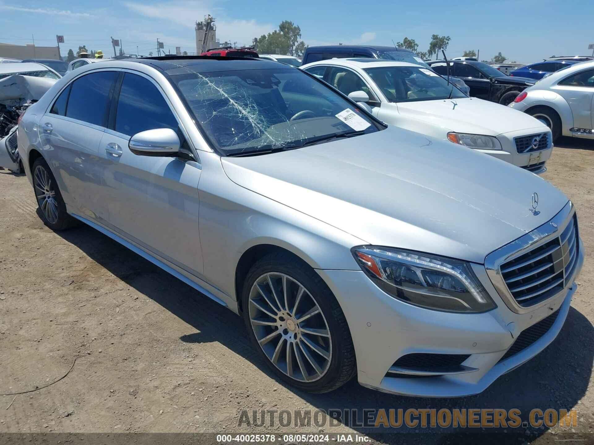 WDDUG8CB5FA076427 MERCEDES-BENZ S 550 2015