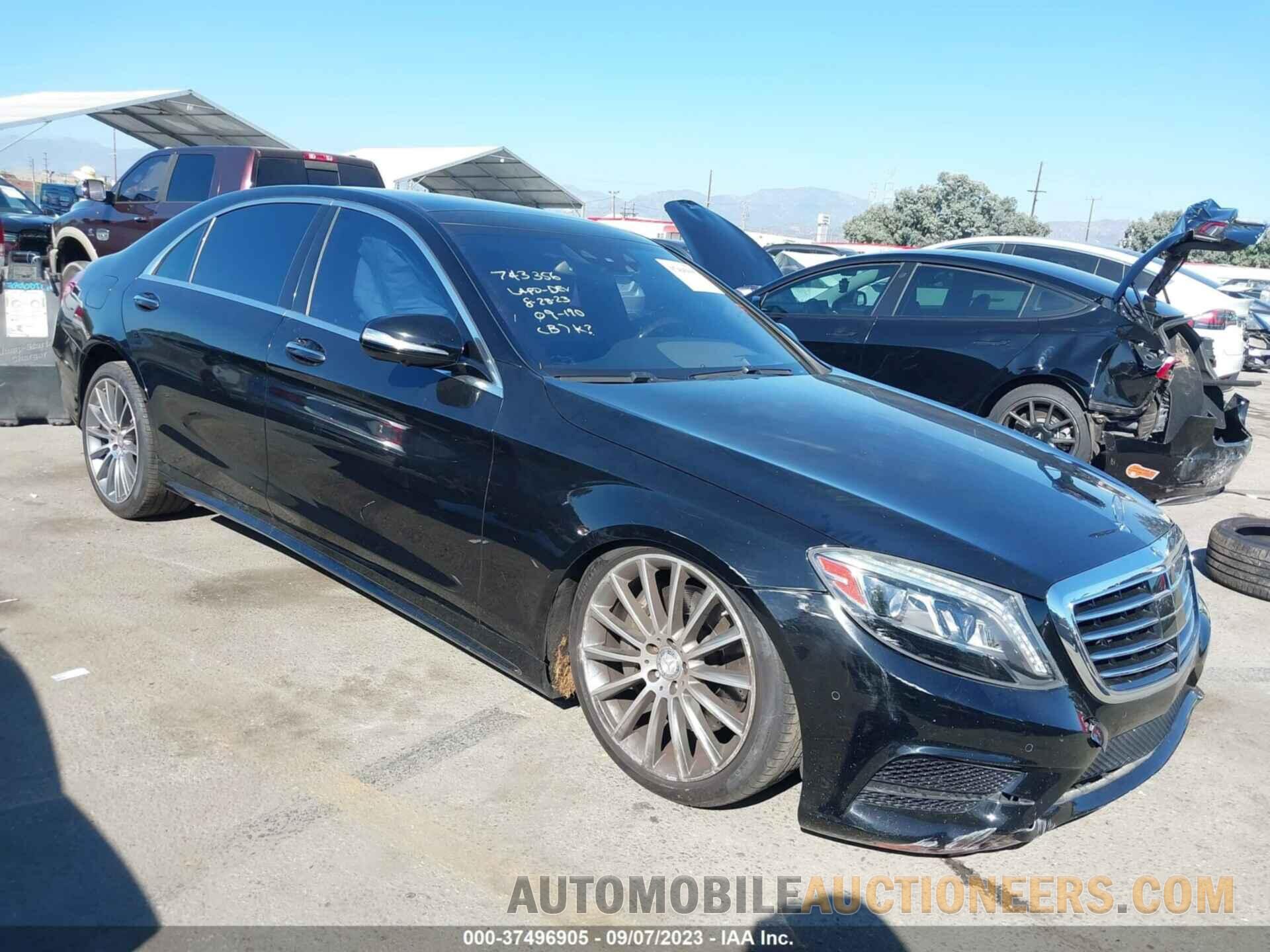 WDDUG8CB6FA094564 MERCEDES-BENZ S-CLASS 2015