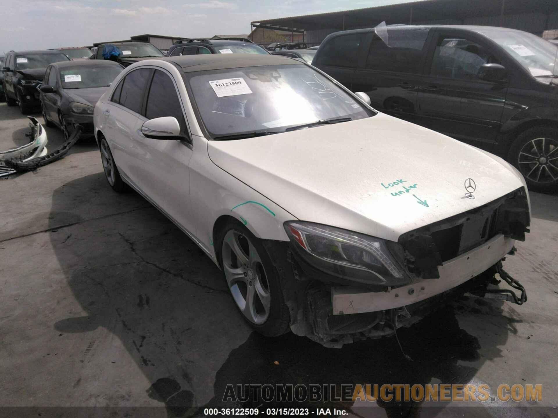 WDDUG8CB6FA119978 MERCEDES-BENZ S-CLASS 2015