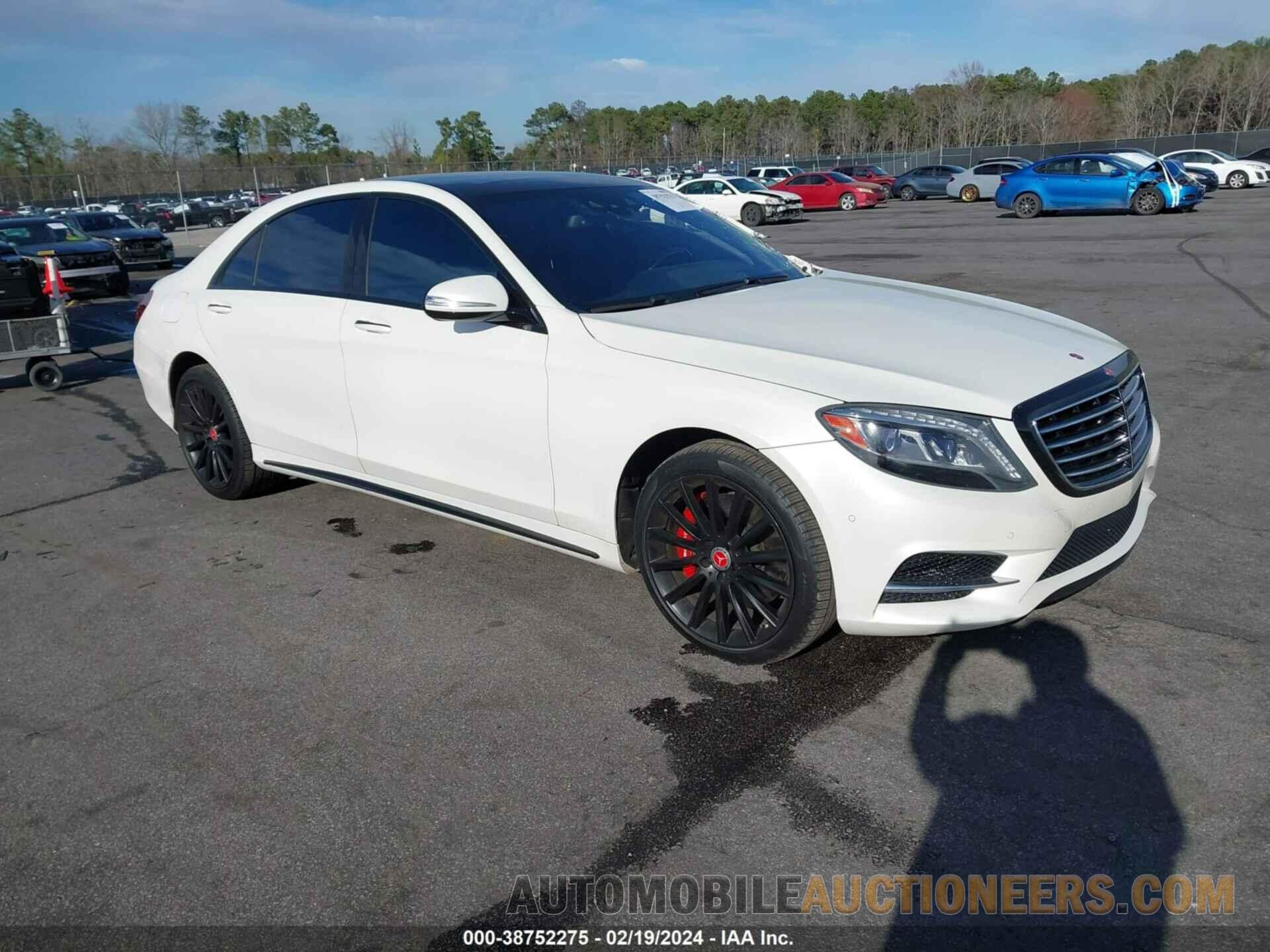 WDDUG8CB6FA128180 MERCEDES-BENZ S 550 2015