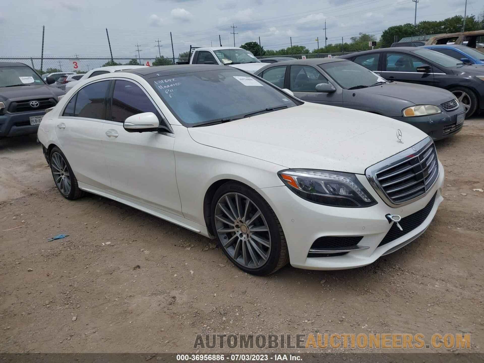 WDDUG8CBXFA170917 MERCEDES-BENZ S-CLASS 2015