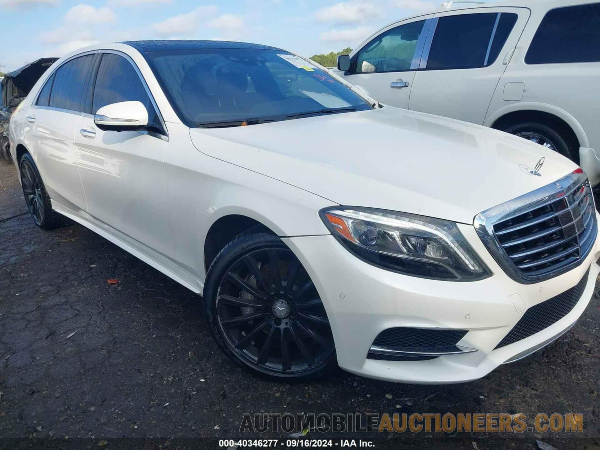 WDDUG8CBXFA201552 MERCEDES-BENZ S 550 2015