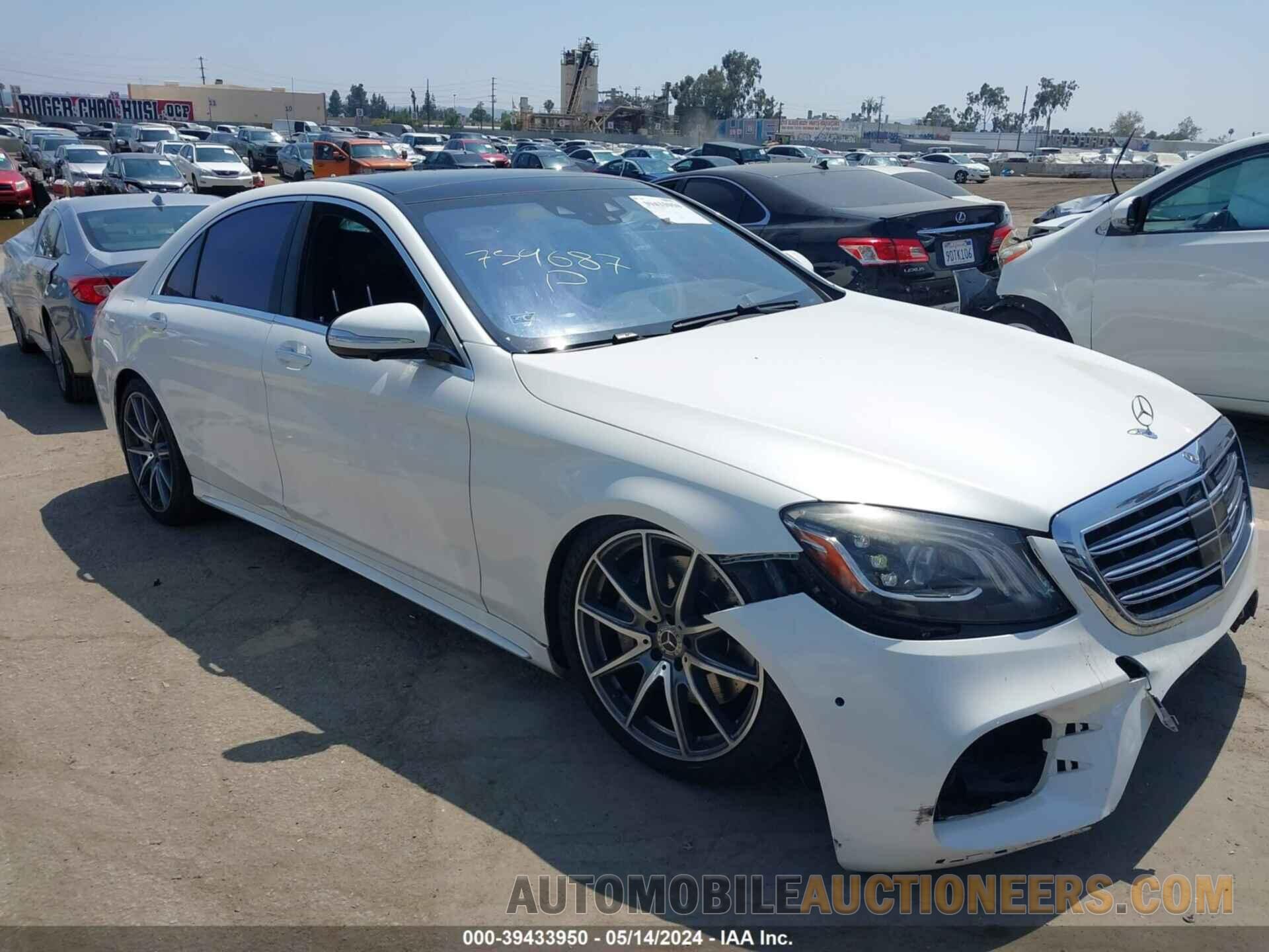 WDDUG8DB6KA426074 MERCEDES-BENZ S 560 2019