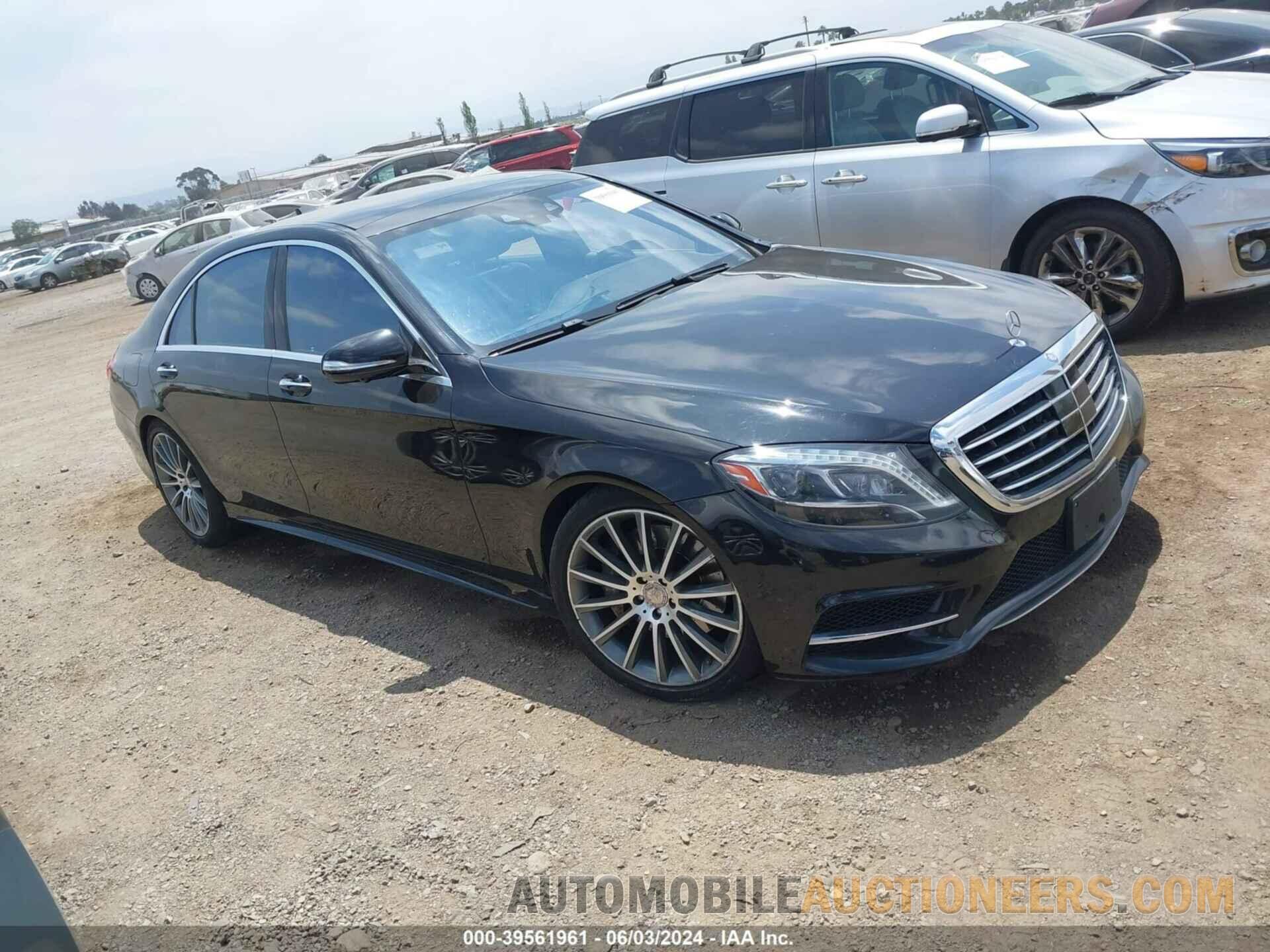 WDDUG8FB0FA070854 MERCEDES-BENZ S 2015