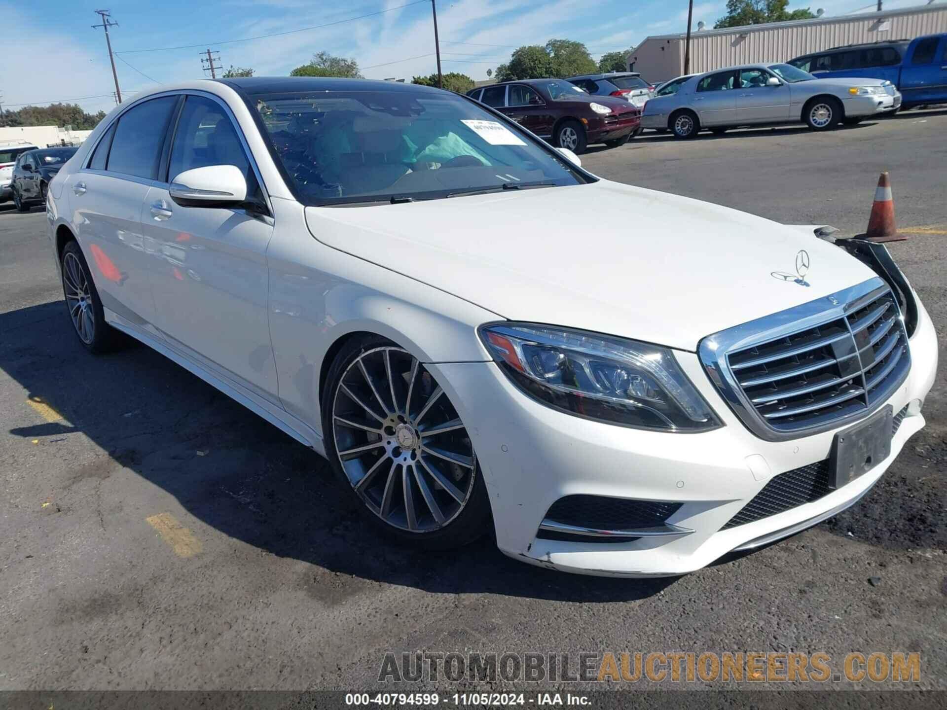 WDDUG8FB4FA145796 MERCEDES-BENZ S 550 2015