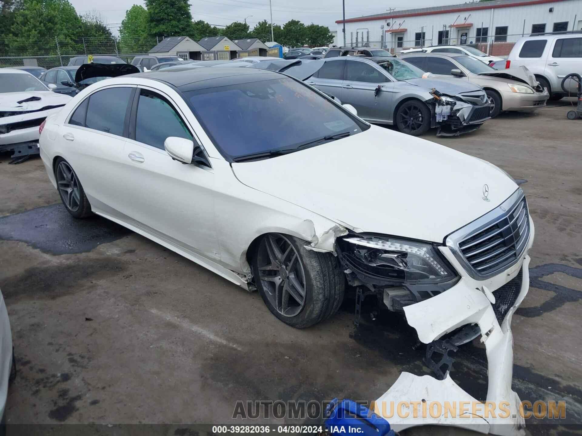 WDDUG8FB4FA185263 MERCEDES-BENZ S 2015