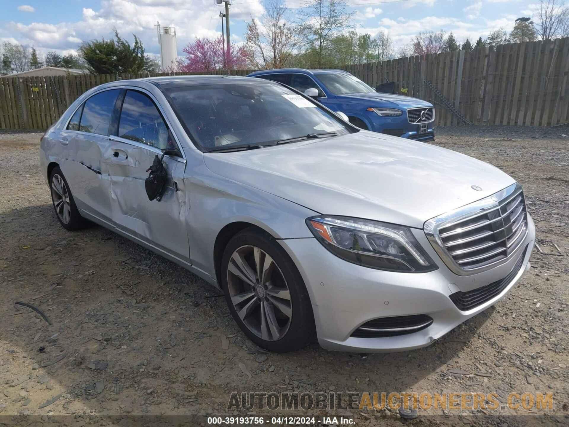 WDDUG8FB5FA145239 MERCEDES-BENZ S 550 2015