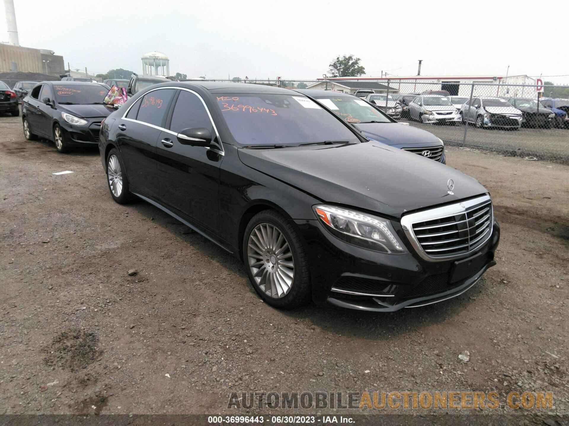 WDDUG8FB7FA124215 MERCEDES-BENZ S-CLASS 2015