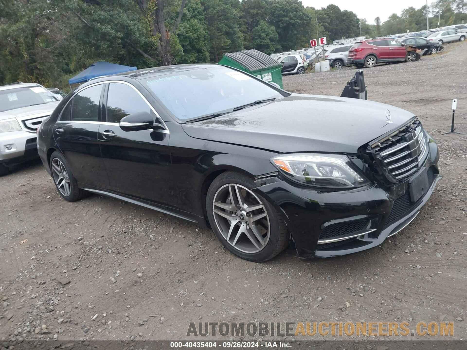 WDDUG8FB7FA161457 MERCEDES-BENZ S 2015