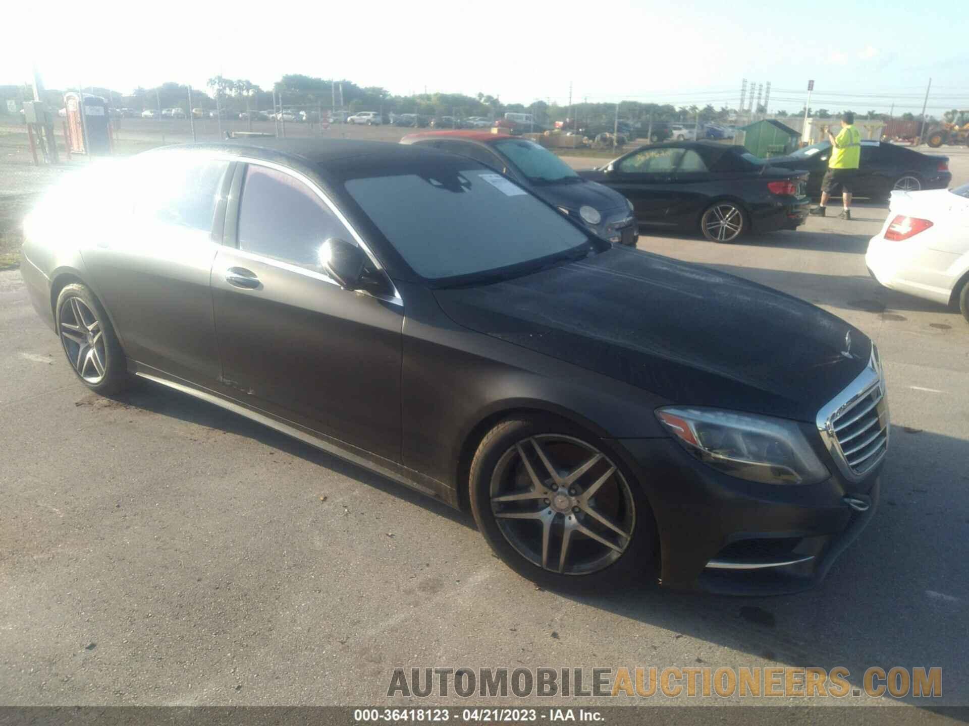 WDDUG8FB7FA181451 MERCEDES-BENZ S-CLASS 2015