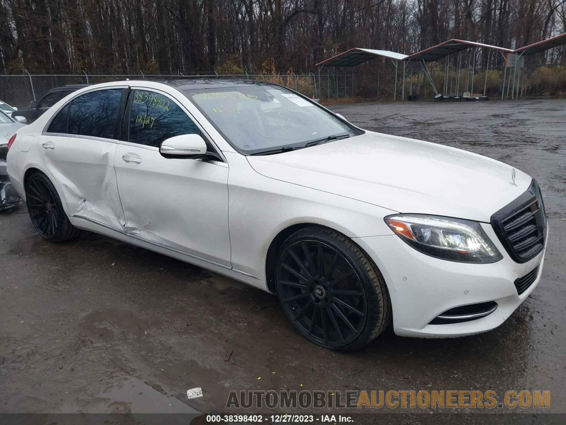 WDDUG8FB8FA136521 MERCEDES-BENZ S 2015