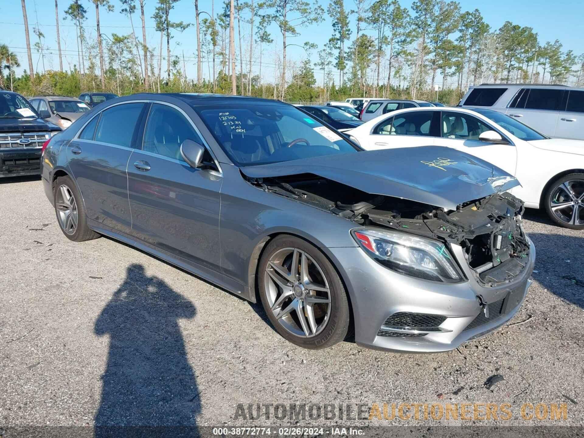 WDDUG8FB9FA185100 MERCEDES-BENZ S 550 2015