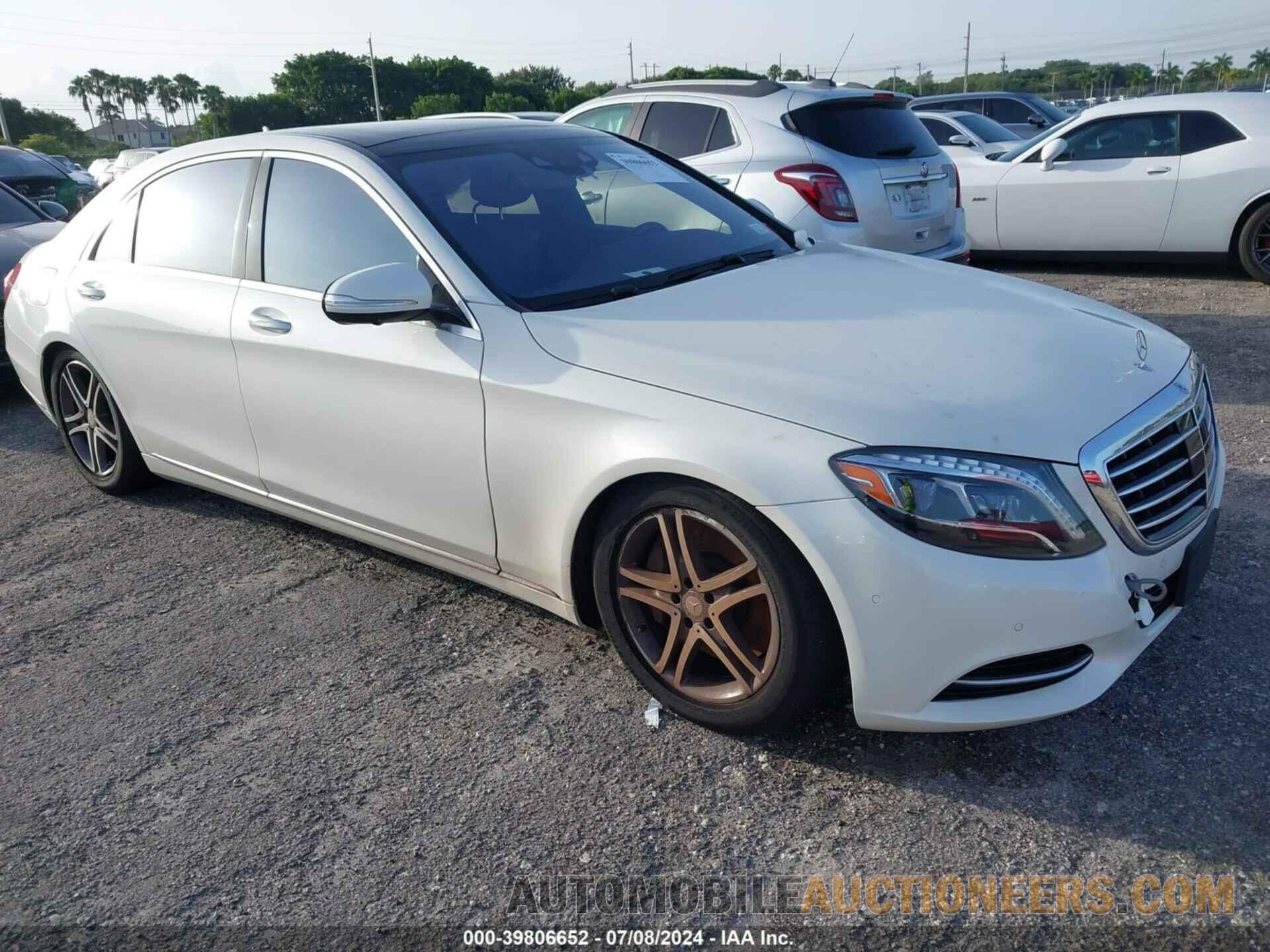 WDDUG8FB9GA256507 MERCEDES-BENZ S 550 2016