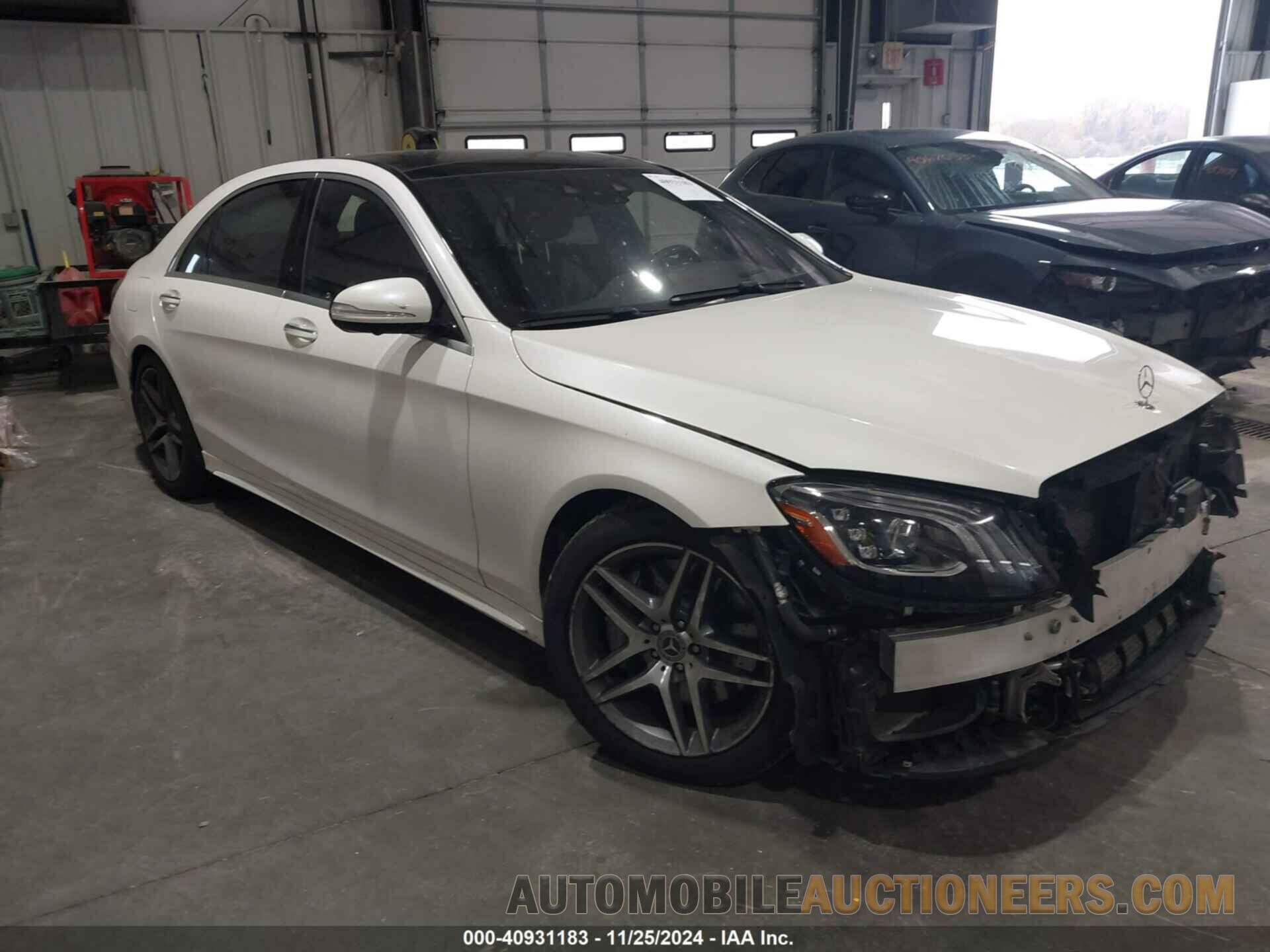 WDDUG8GB6JA377114 MERCEDES-BENZ S 560 2018