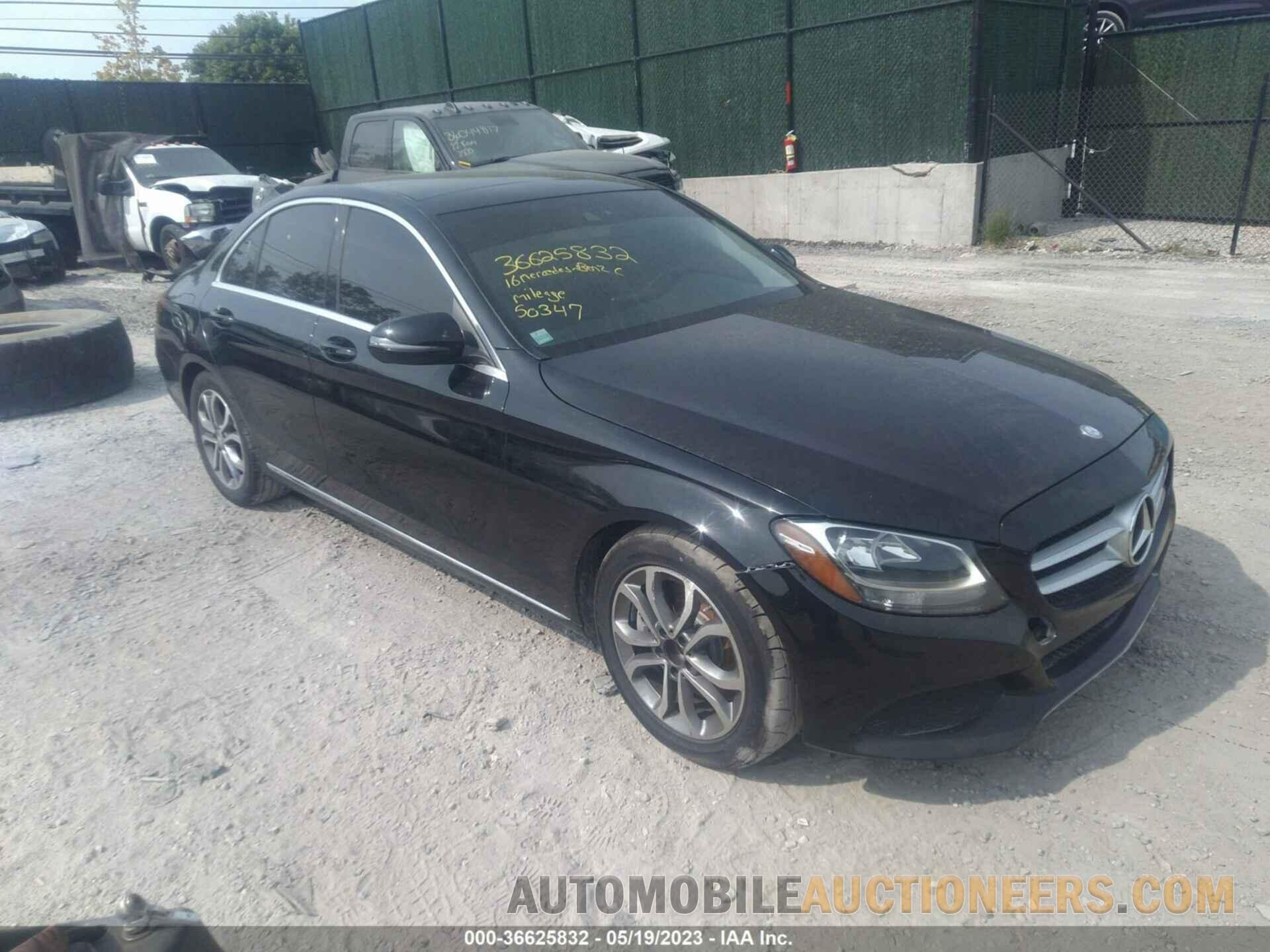 WDDWF4JB0GR160603 MERCEDES-BENZ C-CLASS 2016