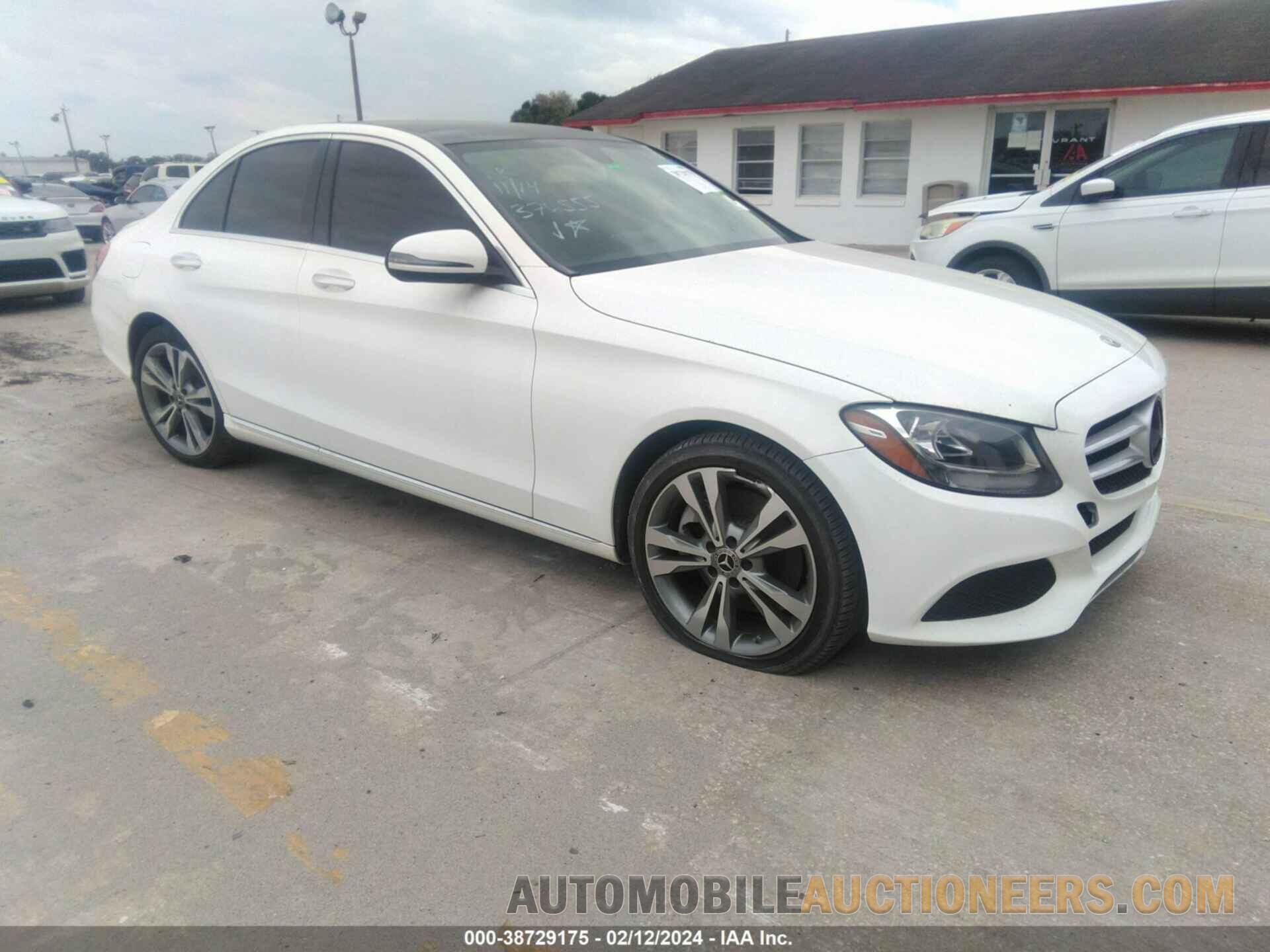 WDDWF4JB0JR376555 MERCEDES-BENZ C 300 2018