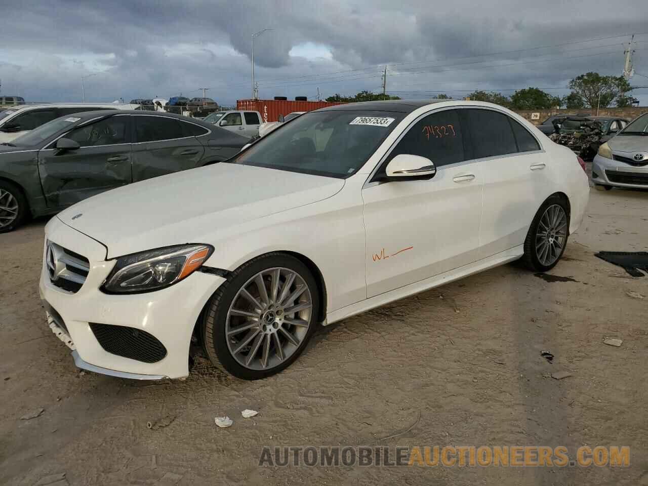 WDDWF4JB0JR387636 MERCEDES-BENZ C-CLASS 2018