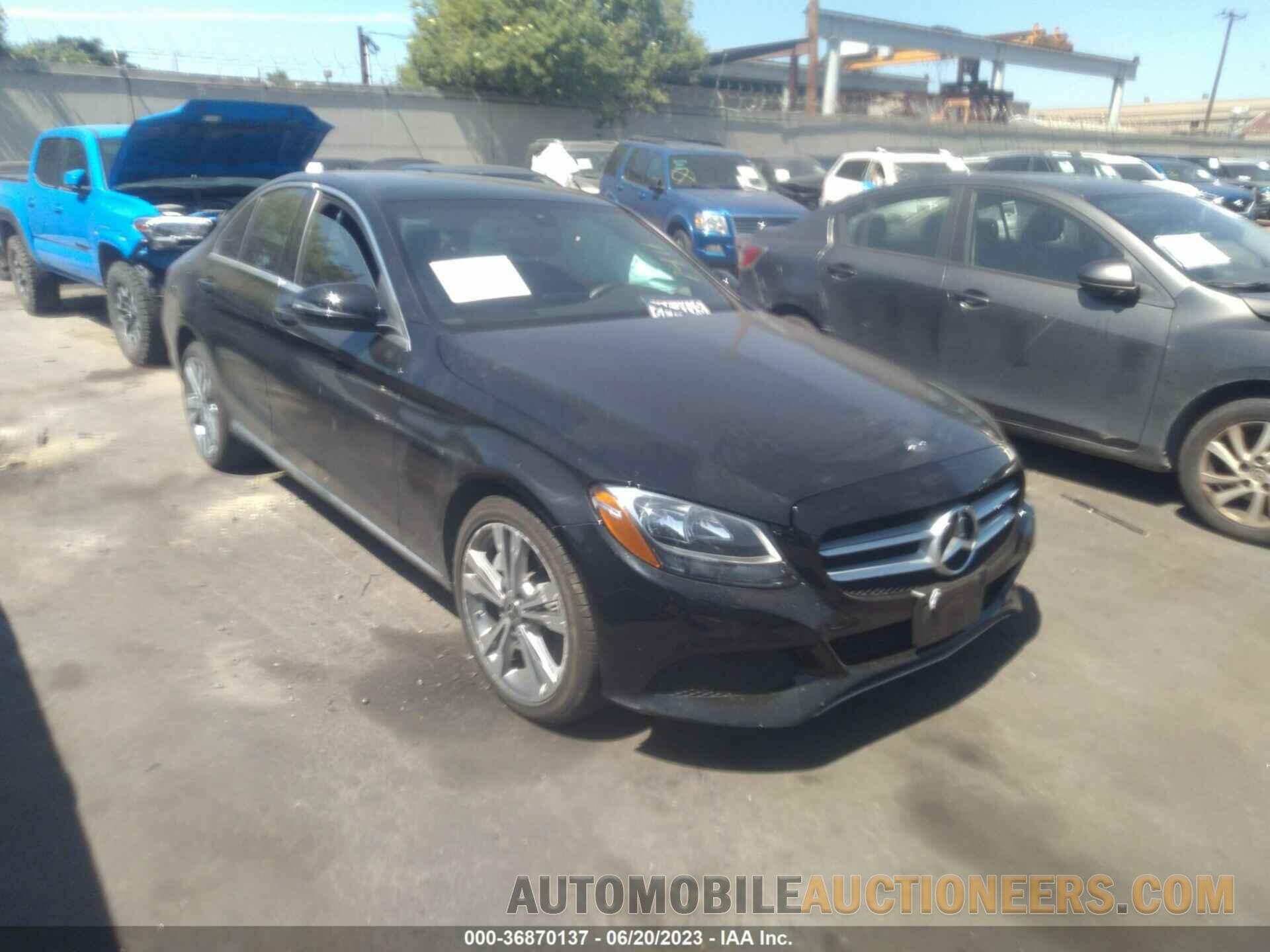 WDDWF4JB1JR407411 MERCEDES-BENZ C-CLASS 2018