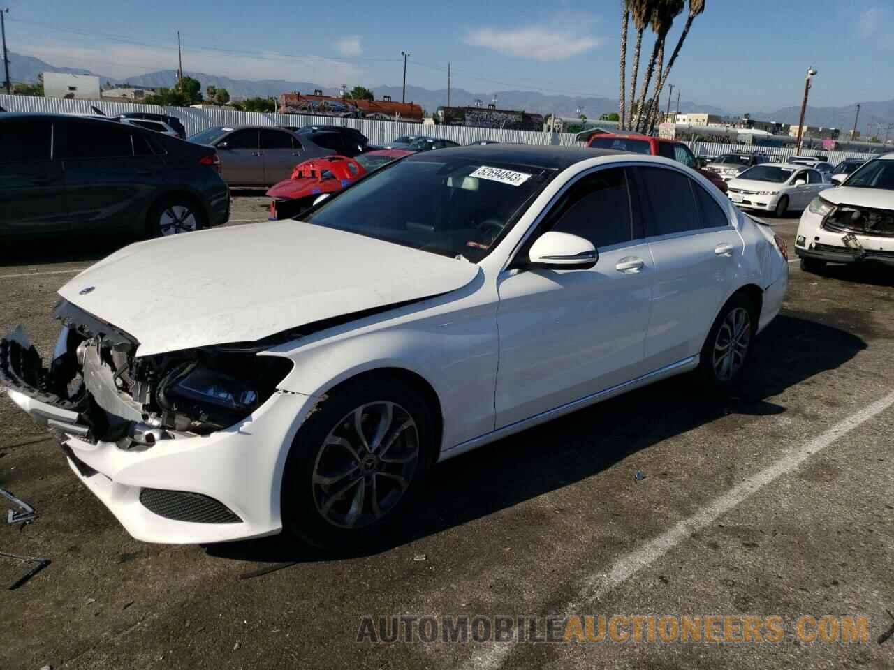 WDDWF4JB4JR403644 MERCEDES-BENZ C-CLASS 2018