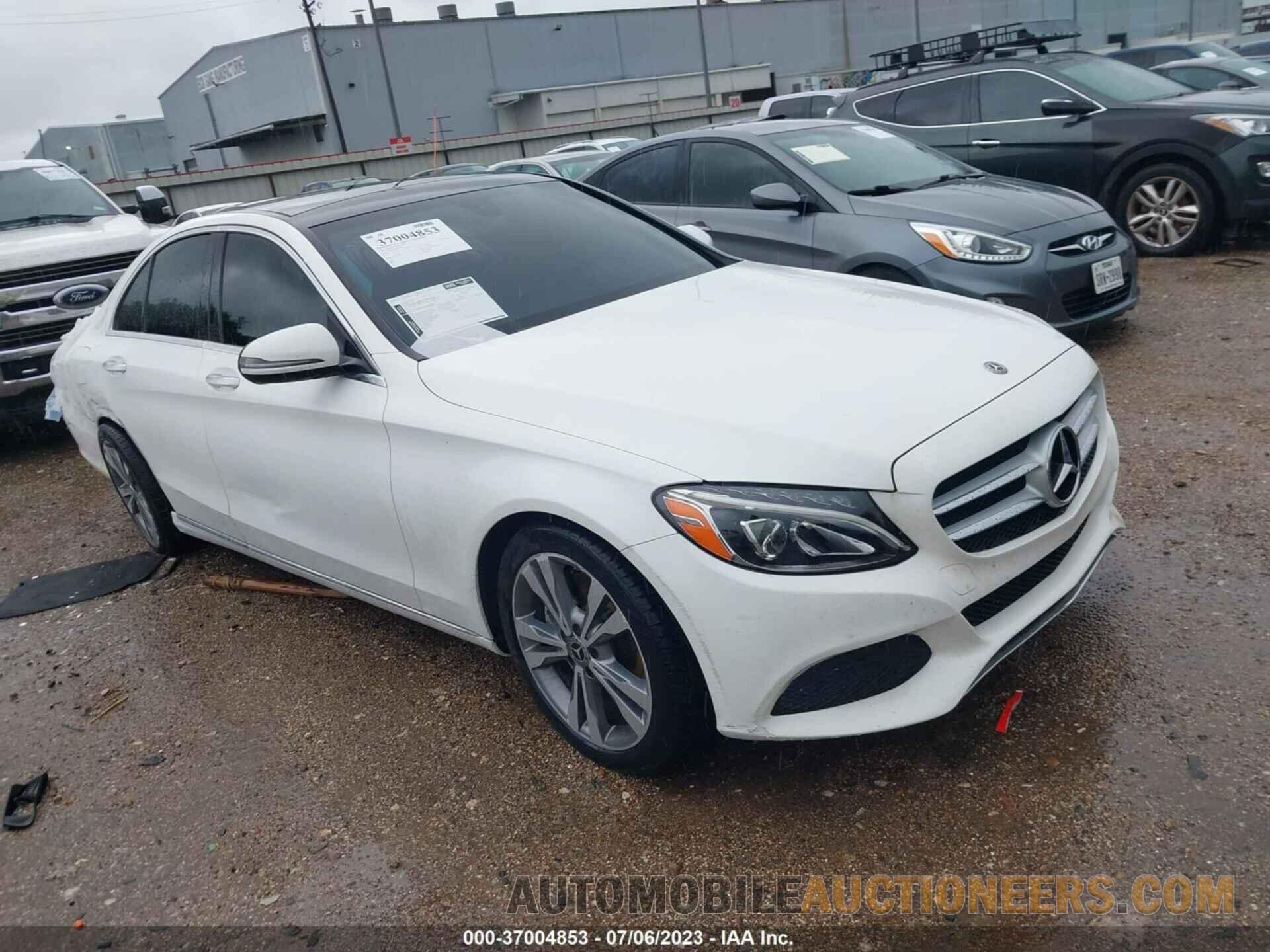 WDDWF4JB4JR409850 MERCEDES-BENZ C-CLASS 2018