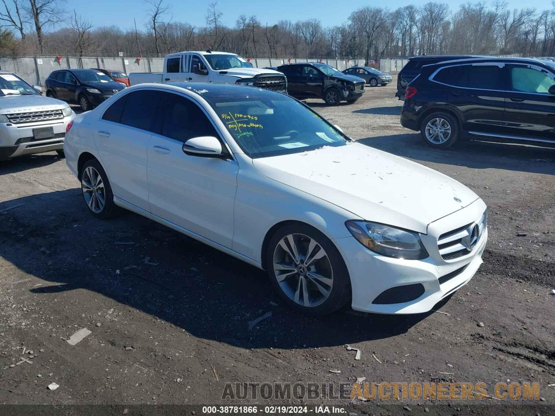 WDDWF4JB5JR379290 MERCEDES-BENZ C 300 2018