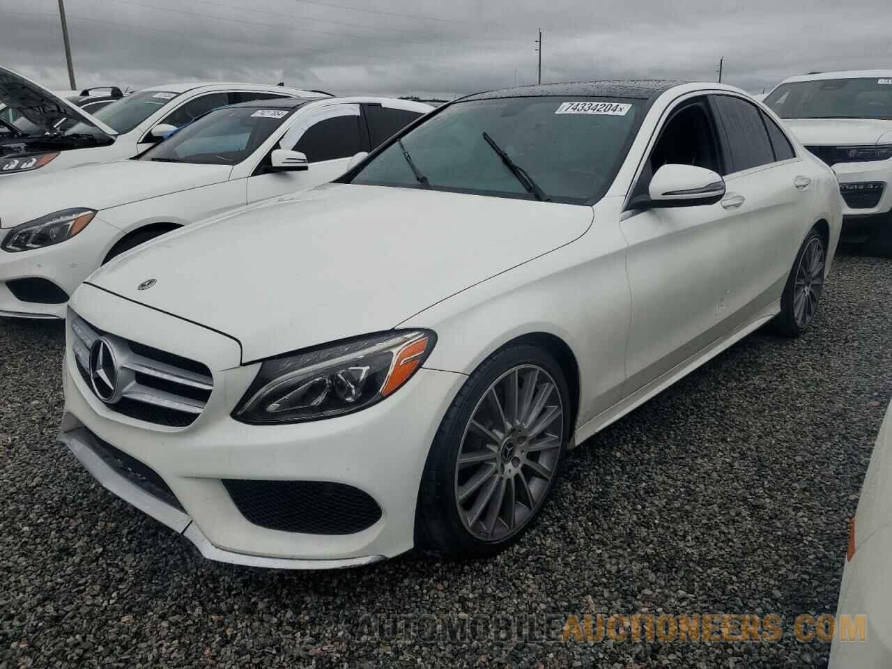 WDDWF4JB6JR388631 MERCEDES-BENZ C-CLASS 2018