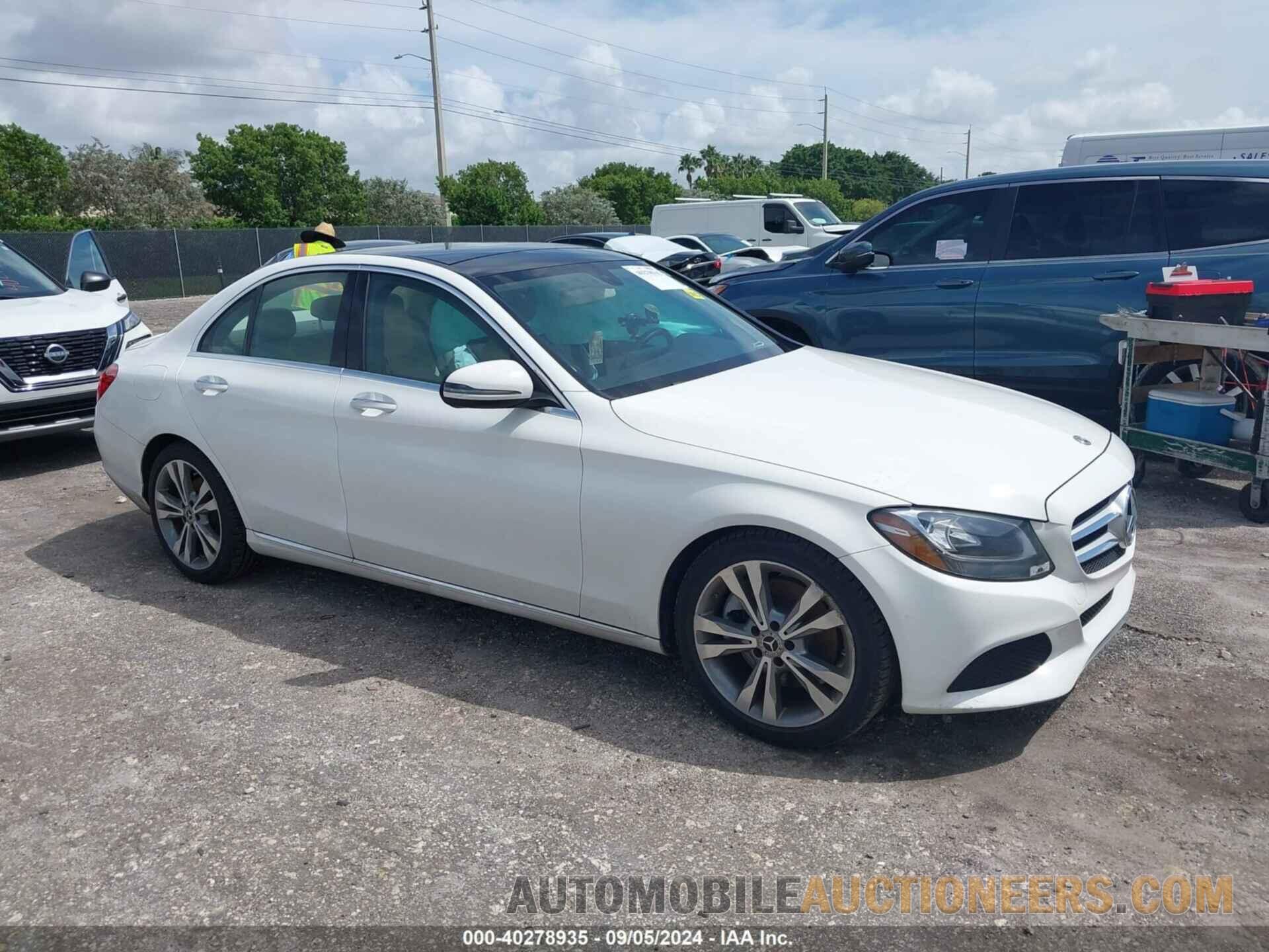 WDDWF4JB6JR397877 MERCEDES-BENZ C 300 2018