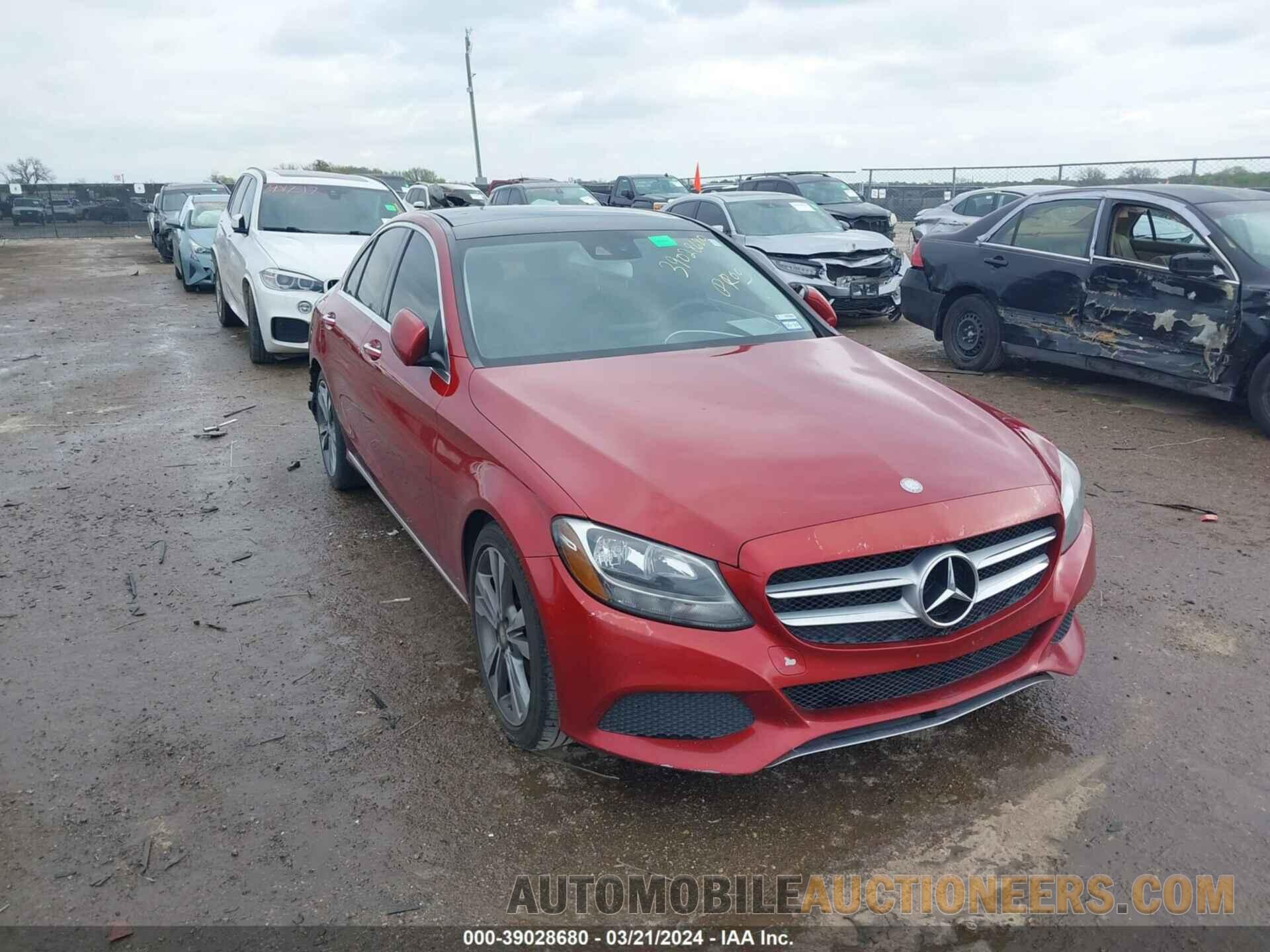 WDDWF4JB7GR156340 MERCEDES-BENZ C 300 2016