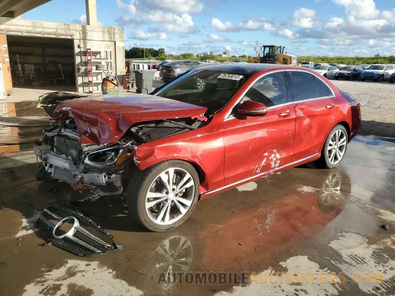 WDDWF4JB8GR154287 MERCEDES-BENZ C-CLASS 2016