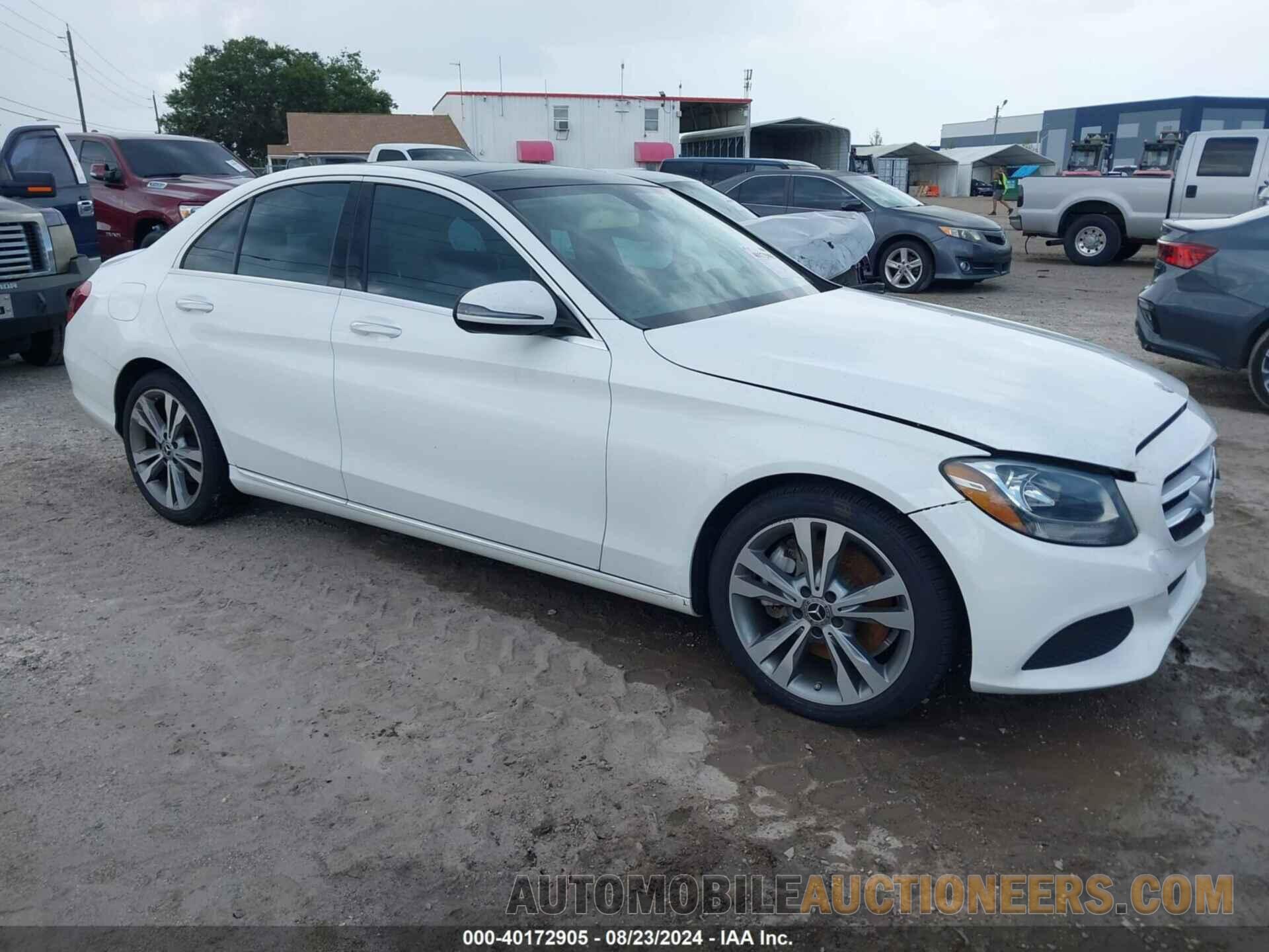 WDDWF4JB8JR332240 MERCEDES-BENZ C 300 2018