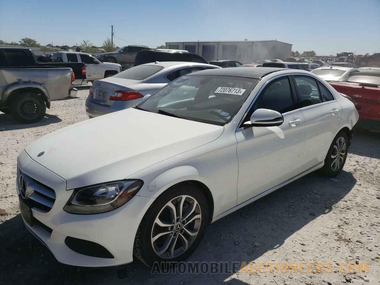 WDDWF4JB8JR406319 MERCEDES-BENZ C-CLASS 2018