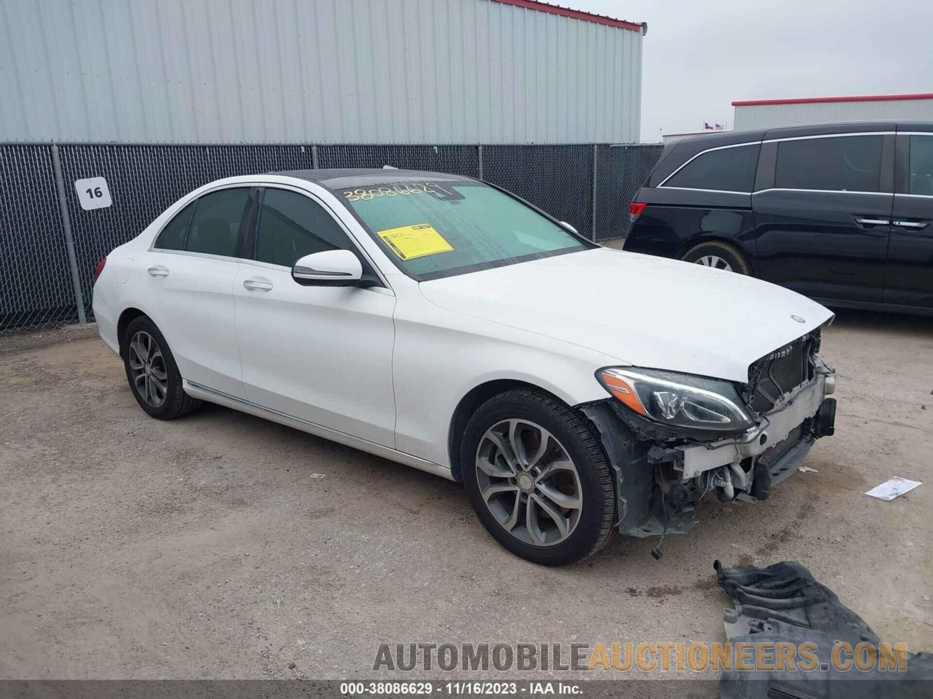 WDDWF4KB0GR144738 MERCEDES-BENZ C 300 2016