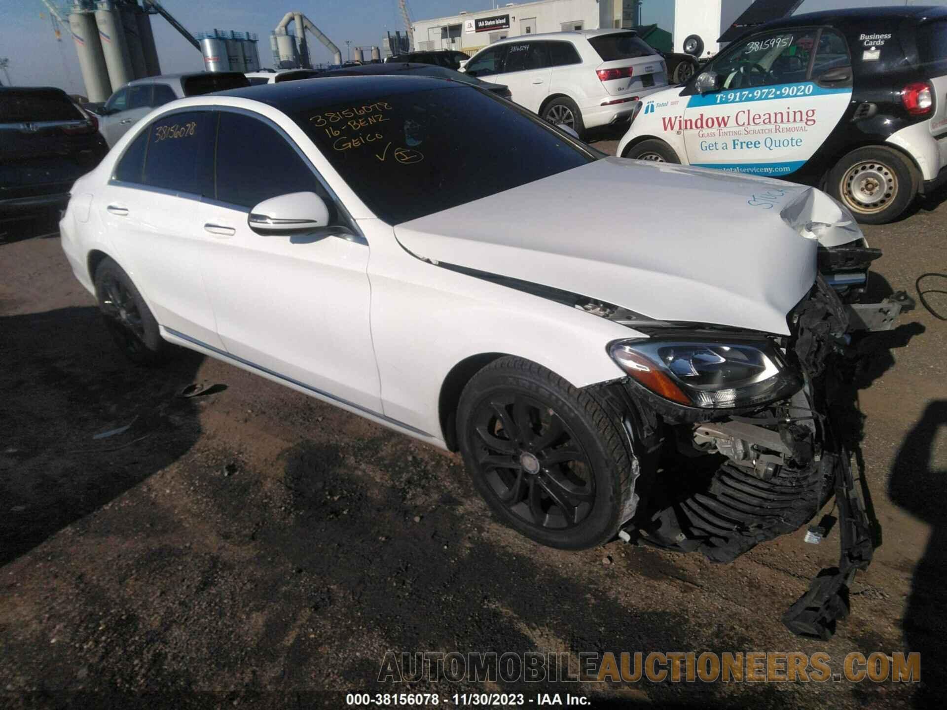 WDDWF4KB0GR156646 MERCEDES-BENZ C 300 2016