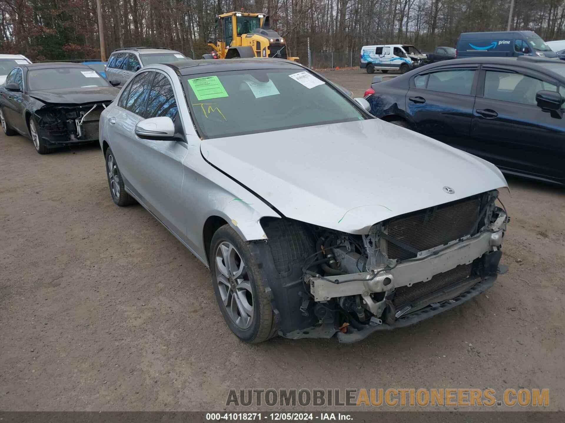 WDDWF4KB0JR325376 MERCEDES-BENZ C 300 2018