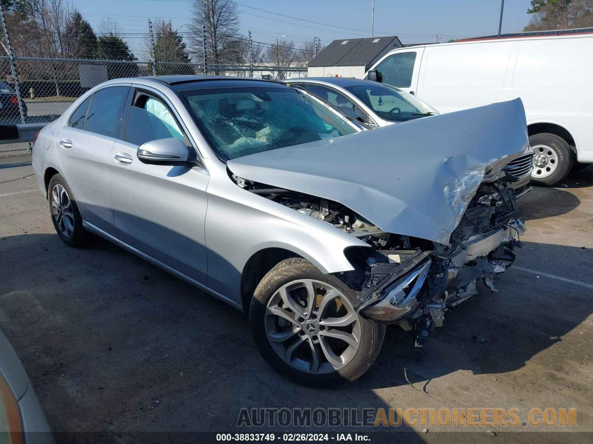 WDDWF4KB0JR329959 MERCEDES-BENZ C 300 2018