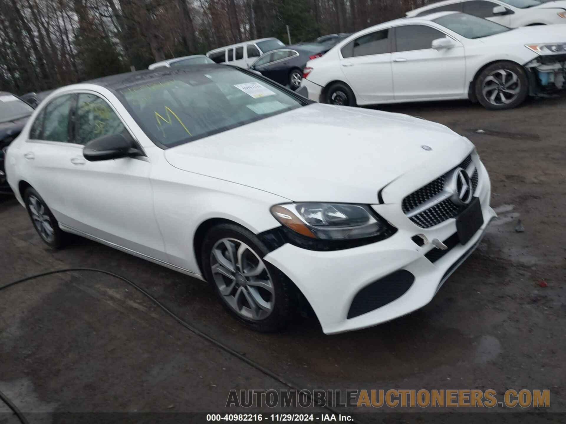 WDDWF4KB1GR145641 MERCEDES-BENZ C 300 2016