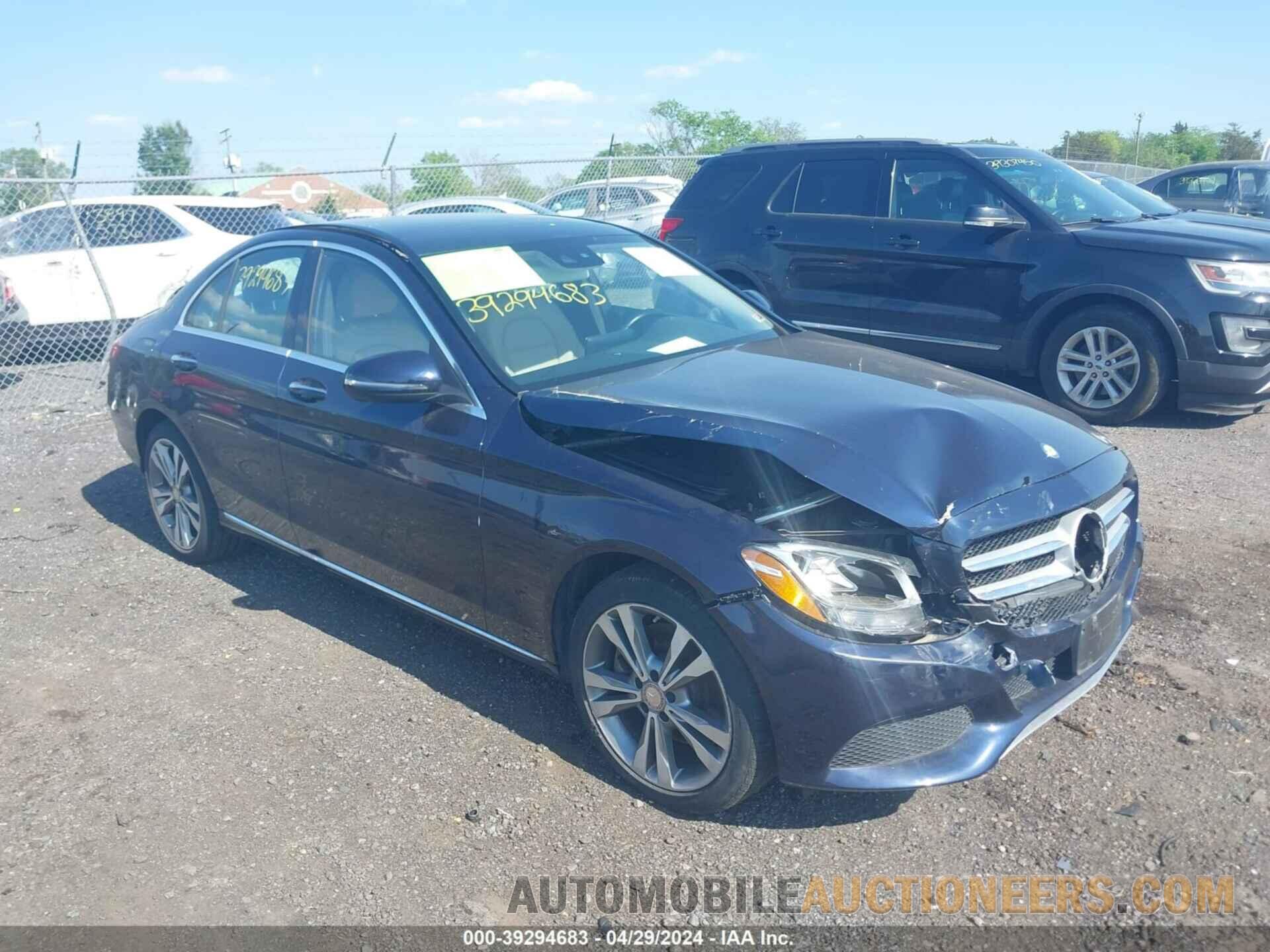 WDDWF4KB2GR135104 MERCEDES-BENZ C 300 2016