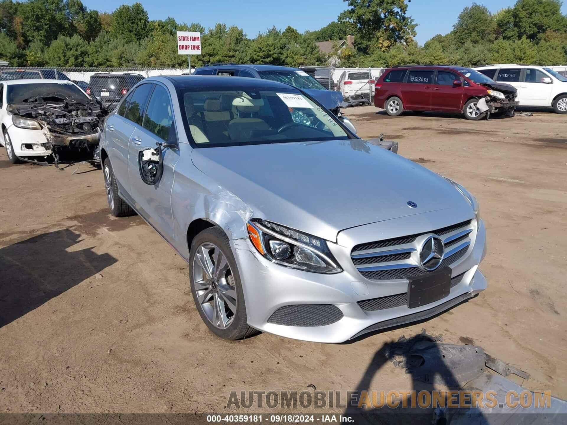 WDDWF4KB2JR320325 MERCEDES-BENZ C 300 2018