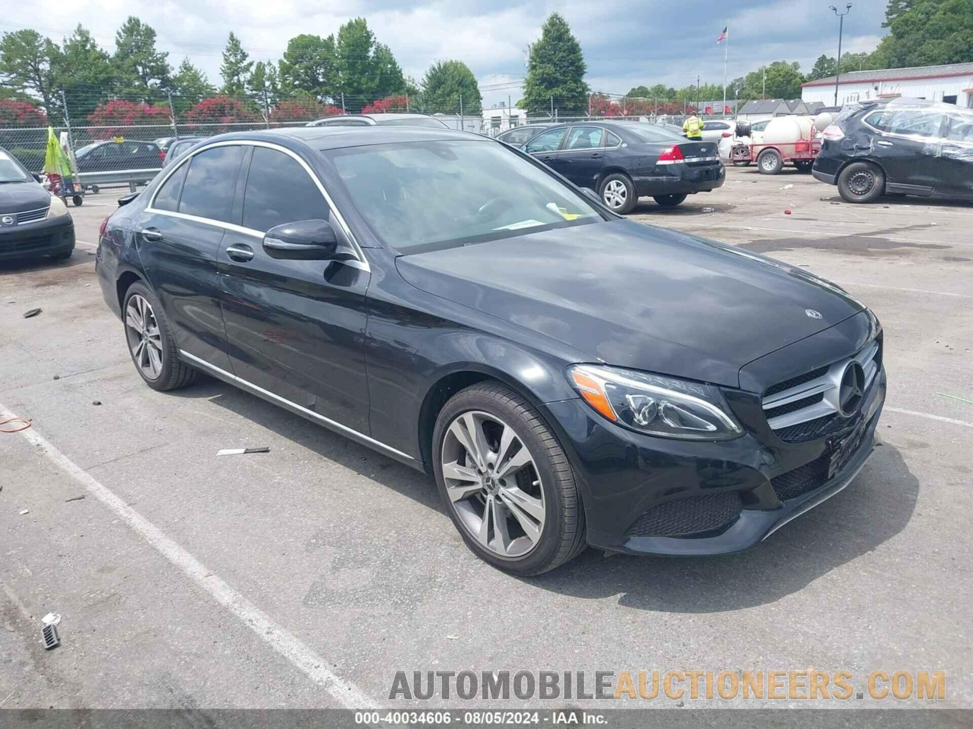 WDDWF4KB2JR356001 MERCEDES-BENZ C 300 2018