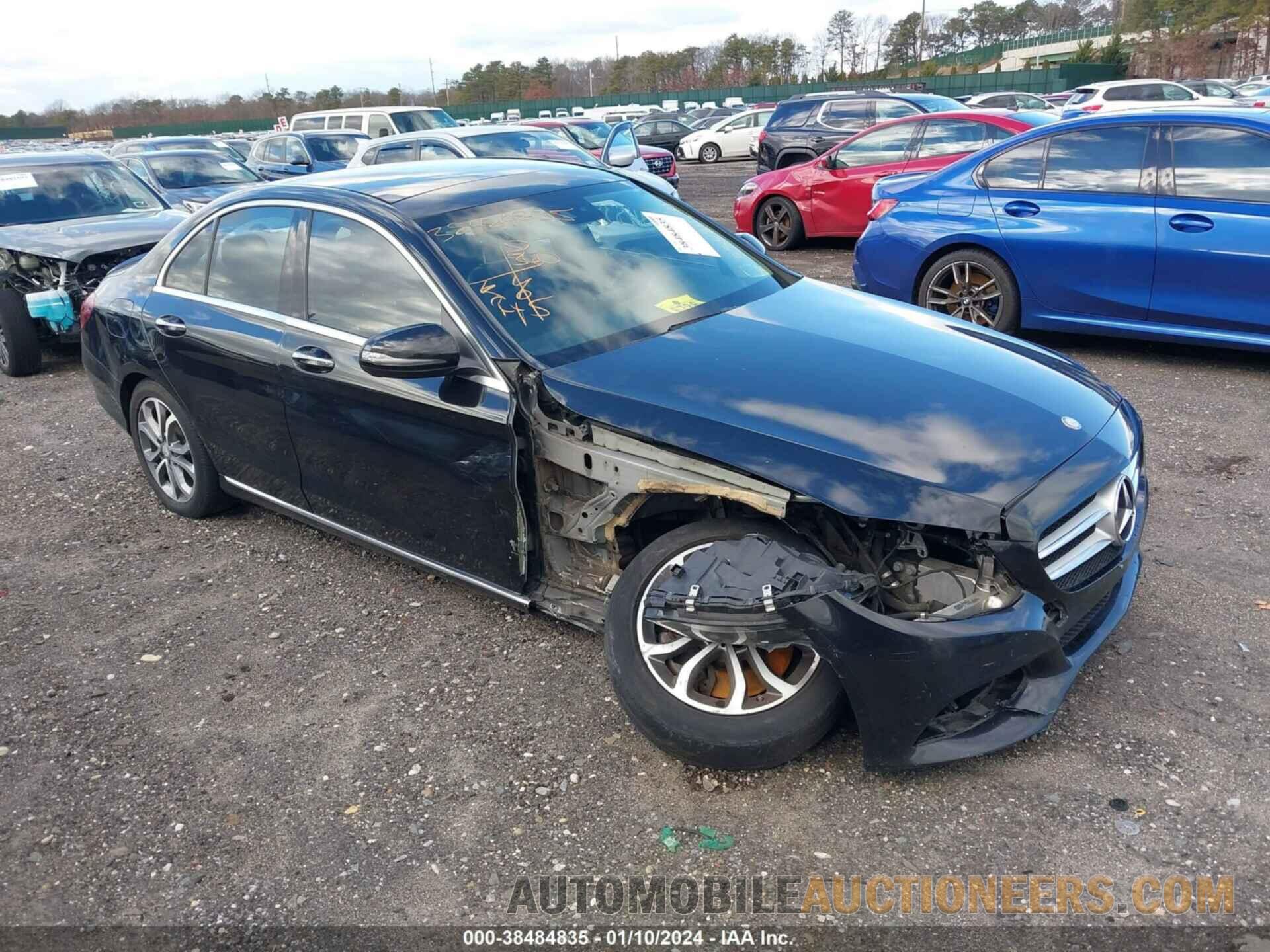 WDDWF4KB3GR138447 MERCEDES-BENZ C 300 2016