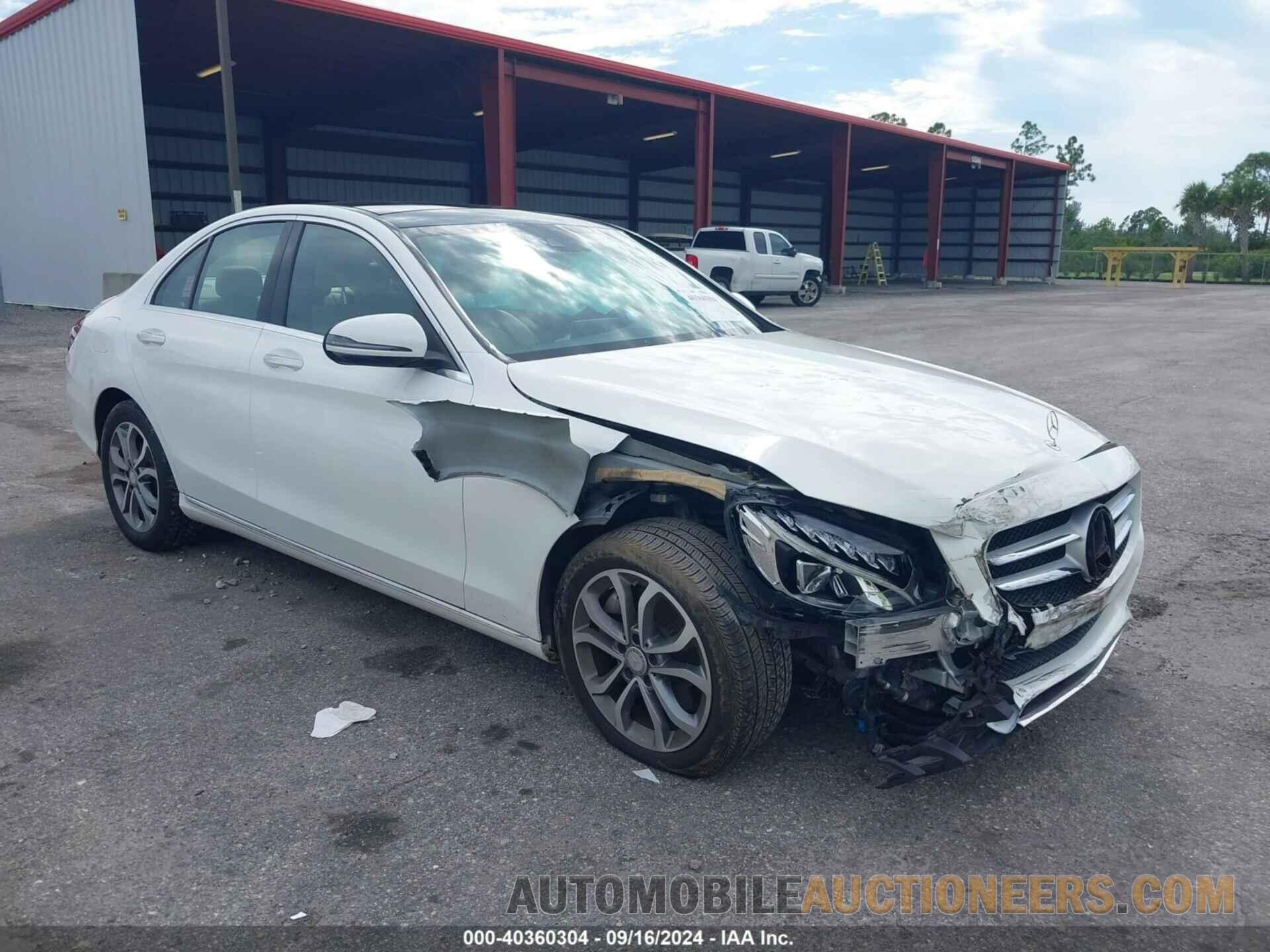 WDDWF4KB3GR138612 MERCEDES-BENZ C 300 2016